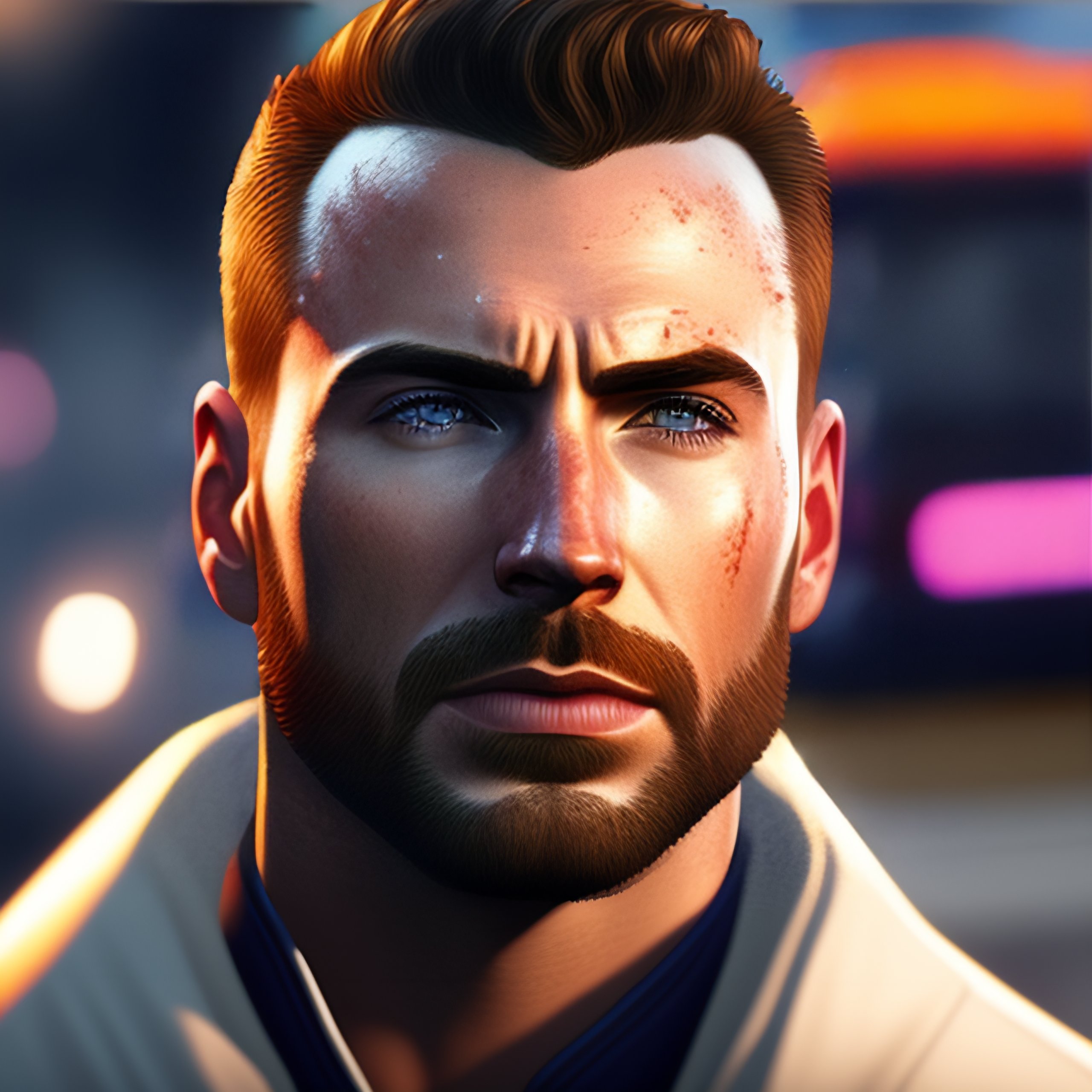 Lexica - A portrait of chris evans in GTA V game cover art ,4k highly ...