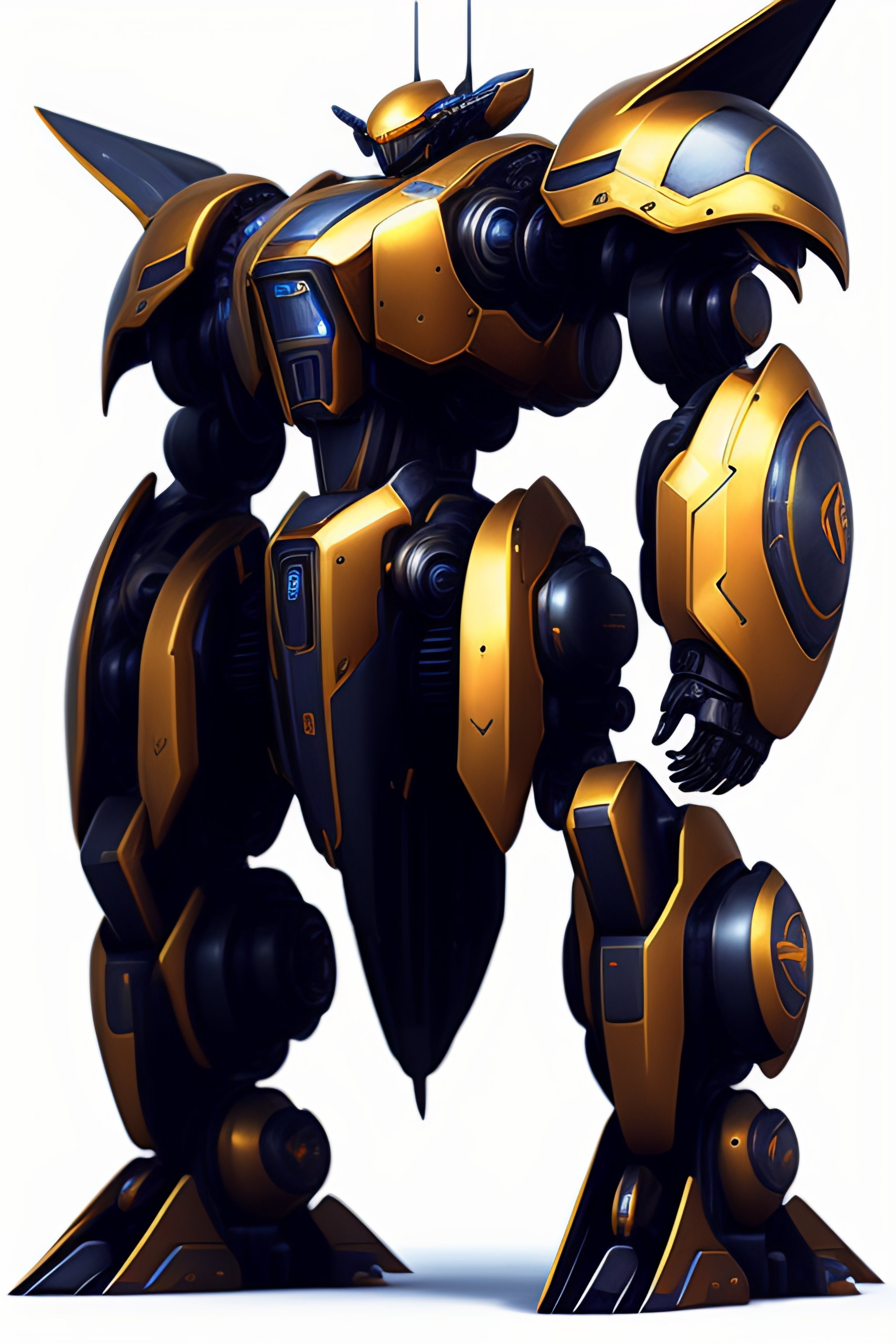 Lexica - Mecha concept art highly detailed , symmetrical , 3 side