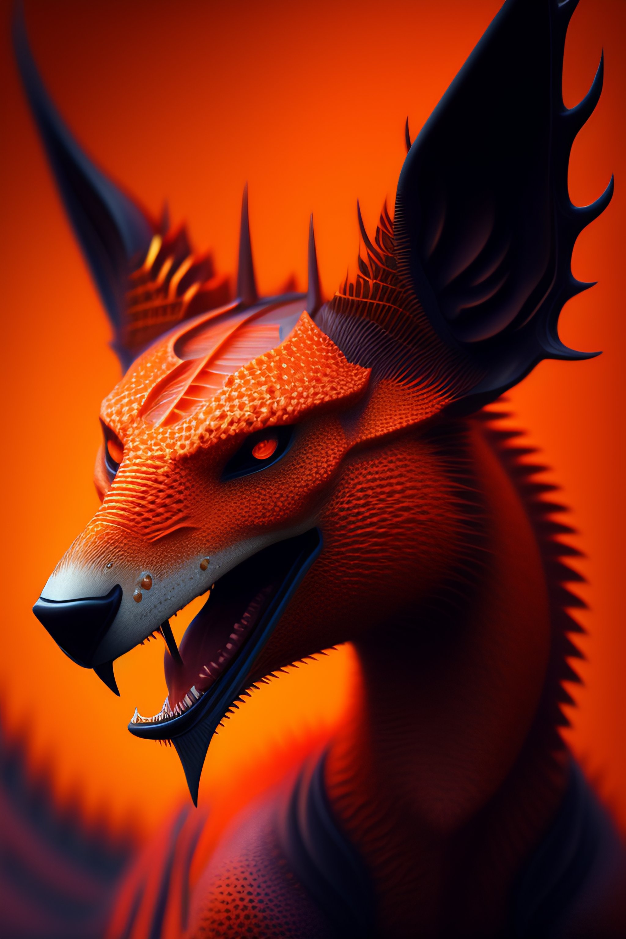 lexica-orange-color-dragon-art-real