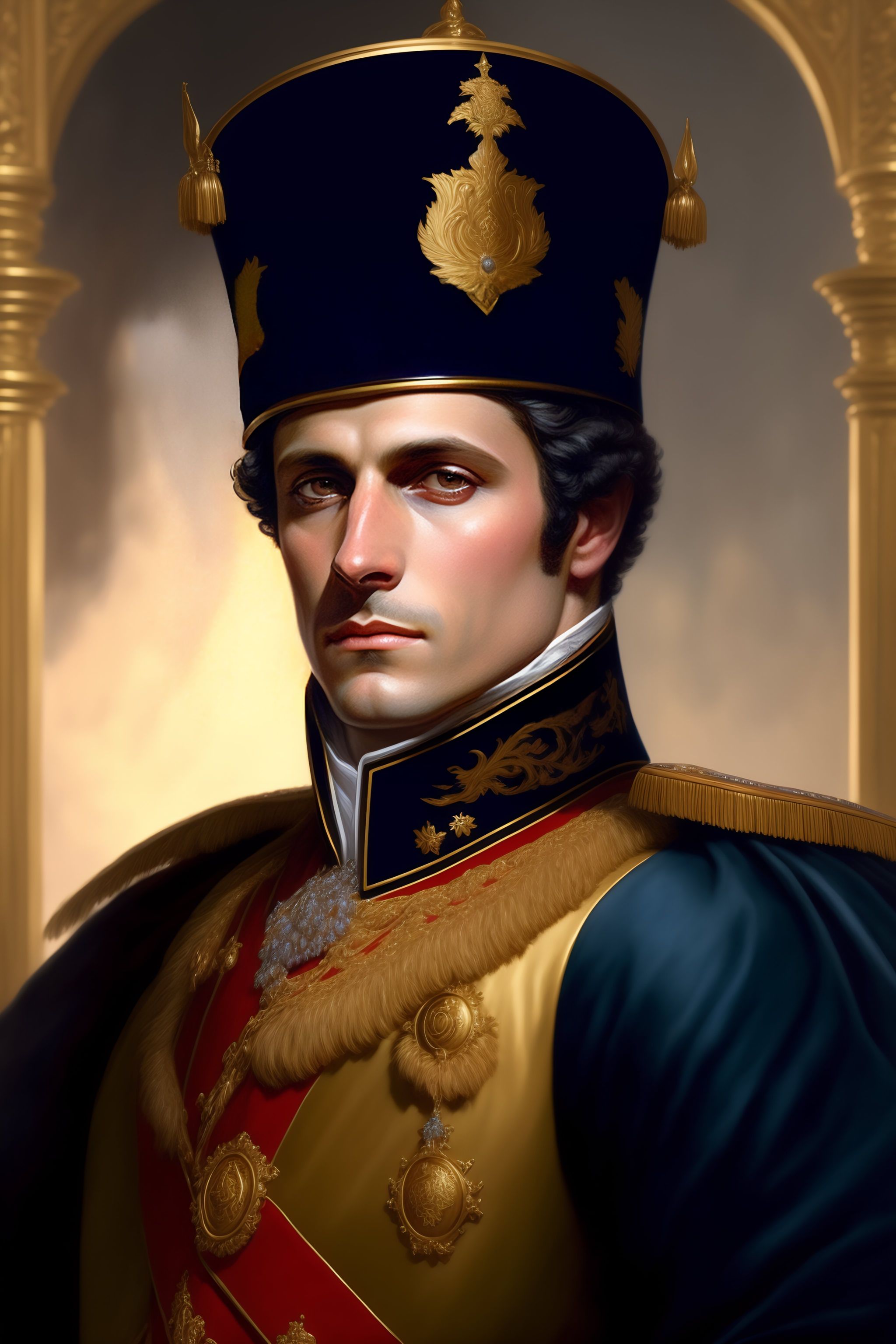 Lexica - Napoleon Bonaparte as a fantasy D&D character, portrait art by ...
