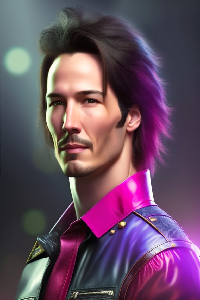 Lexica - Keanu Reeves as a punk rock star