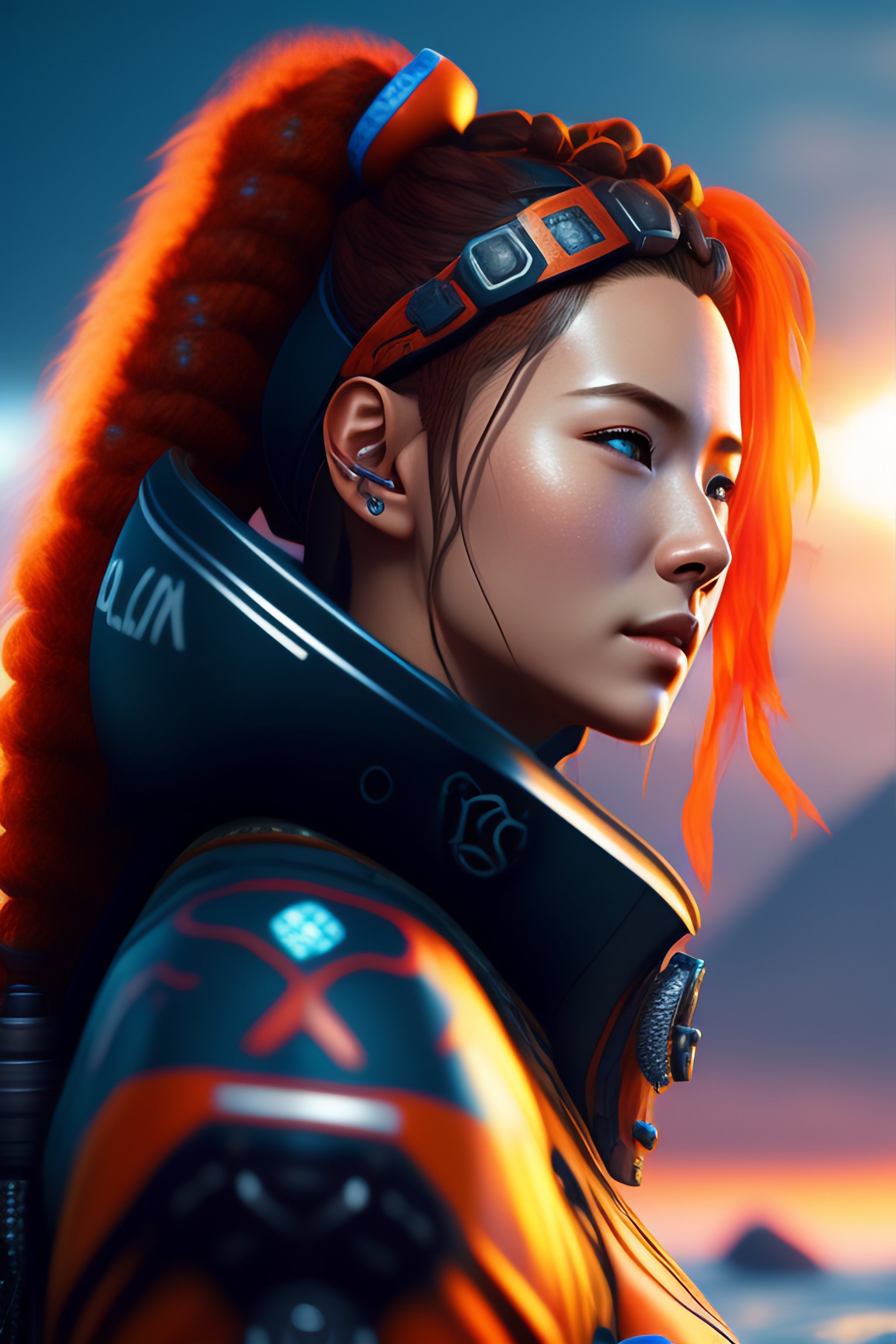 Lexica Zero Dawn Protagonist Aloy In Scubapro Diving Gears 8k