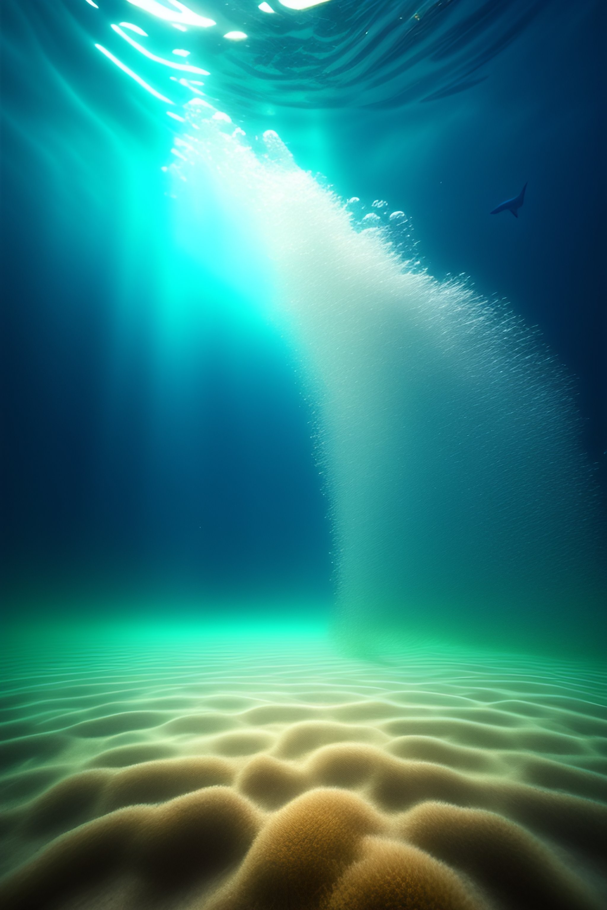 Lexica - An iphone wallpaper underwater in the ocean