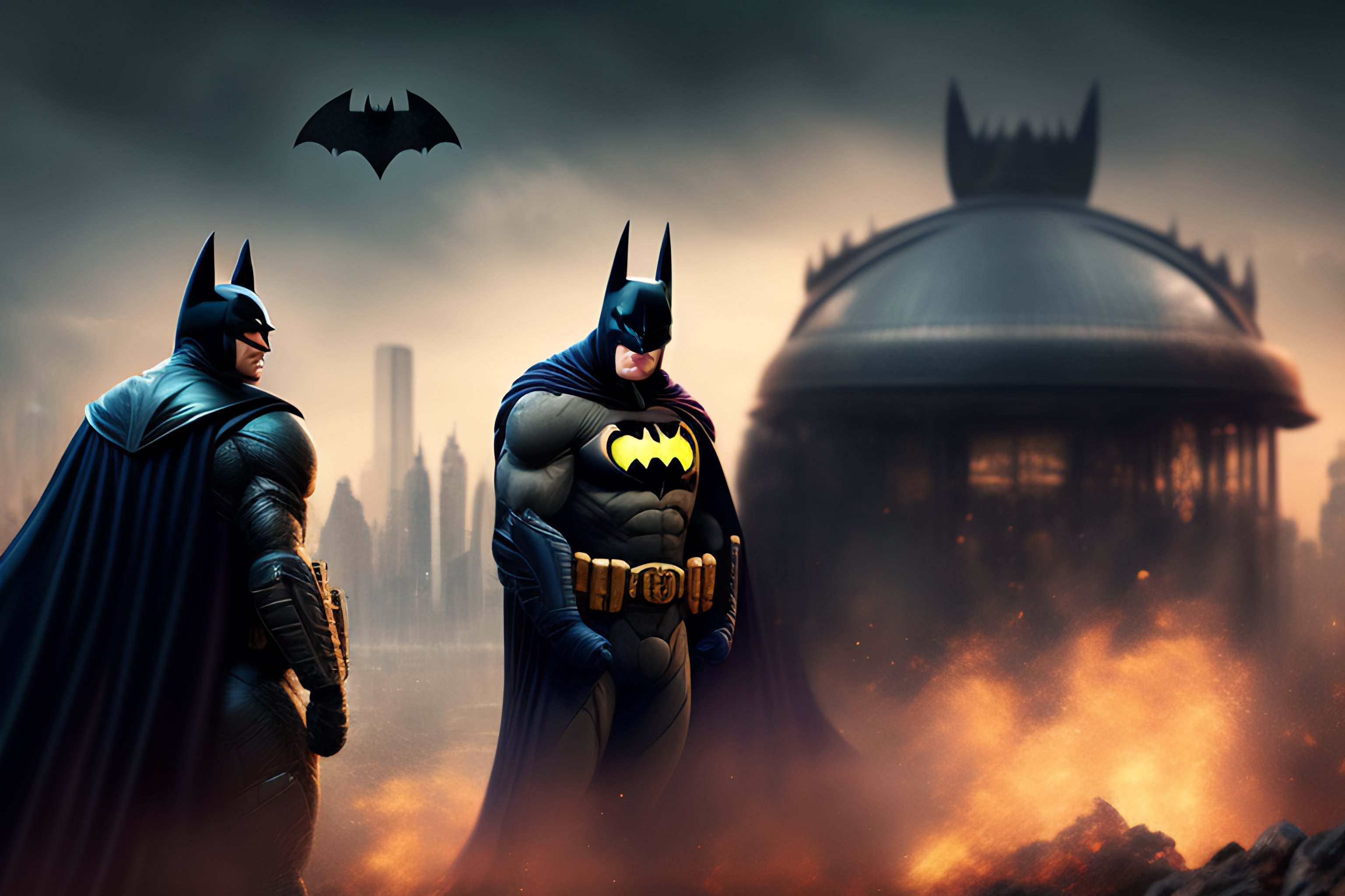 Lexica - Batman High Detail Photorealistic high quality Realistic Fantasy  Cinematic ultra detail Dramatic Epic creepy and scary CGI, VFX, SFX