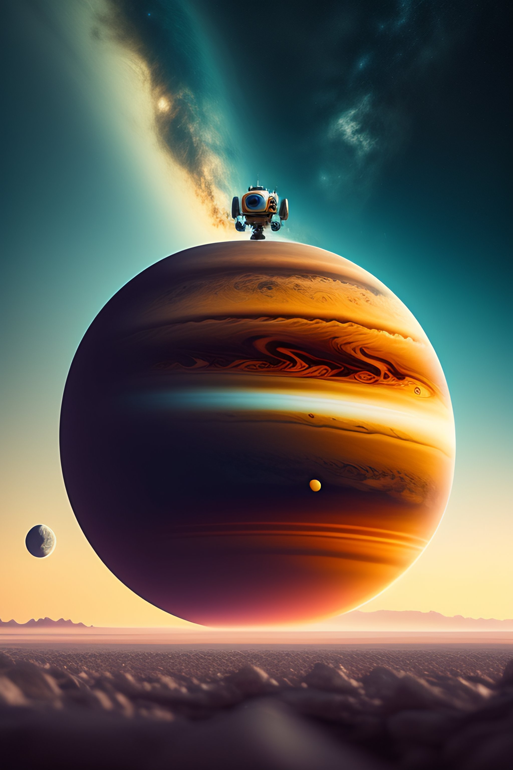 Lexica - A robot on jupiter
