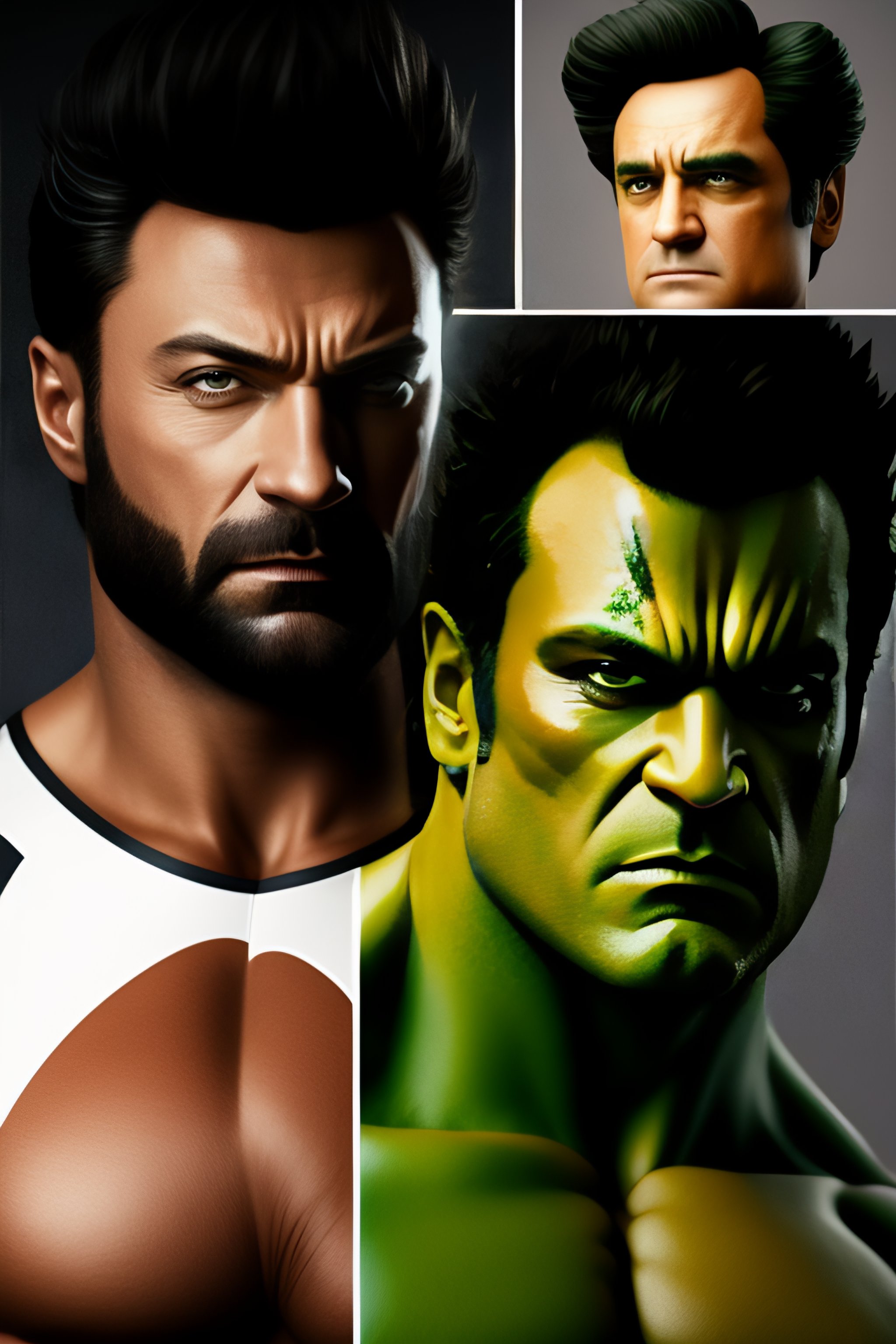 Lexica A mix Between Wolverine and Hulk