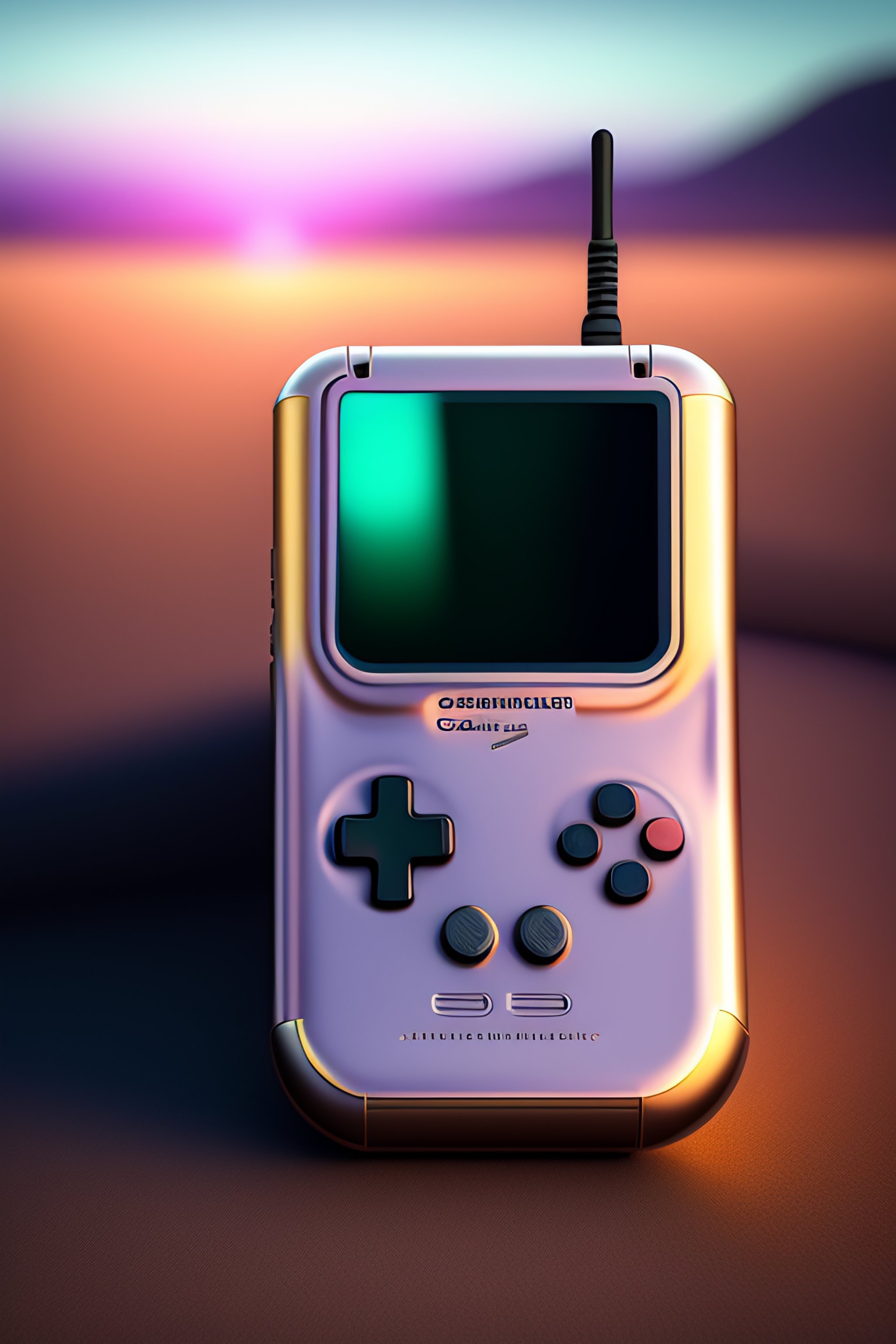 Lexica - Futuristic surreal gameboy console. highly detailed digital ...