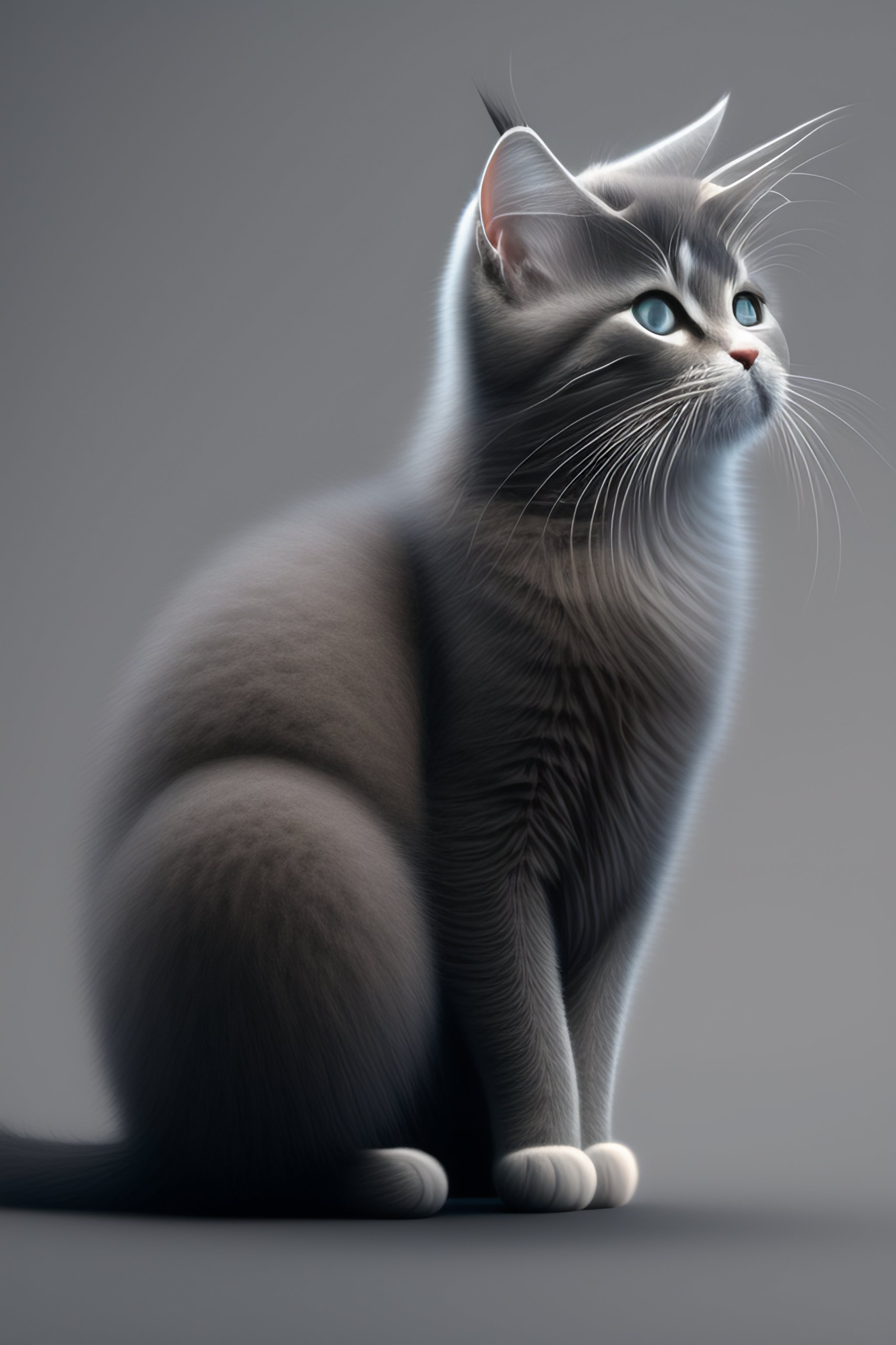 Full best sale grey cat