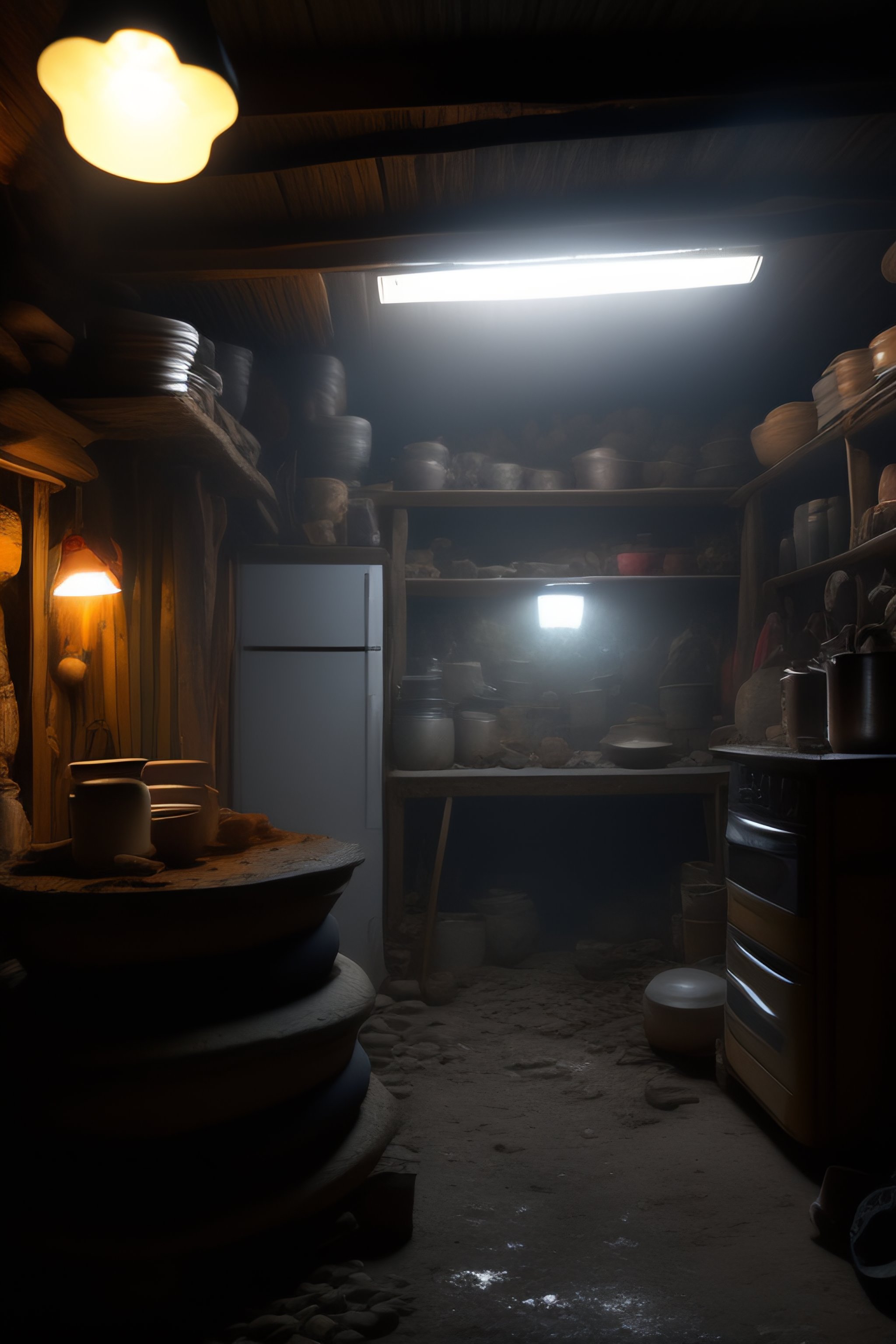 Lexica - Dark and gloomy full length 8k unit rendering, jesus, in ...