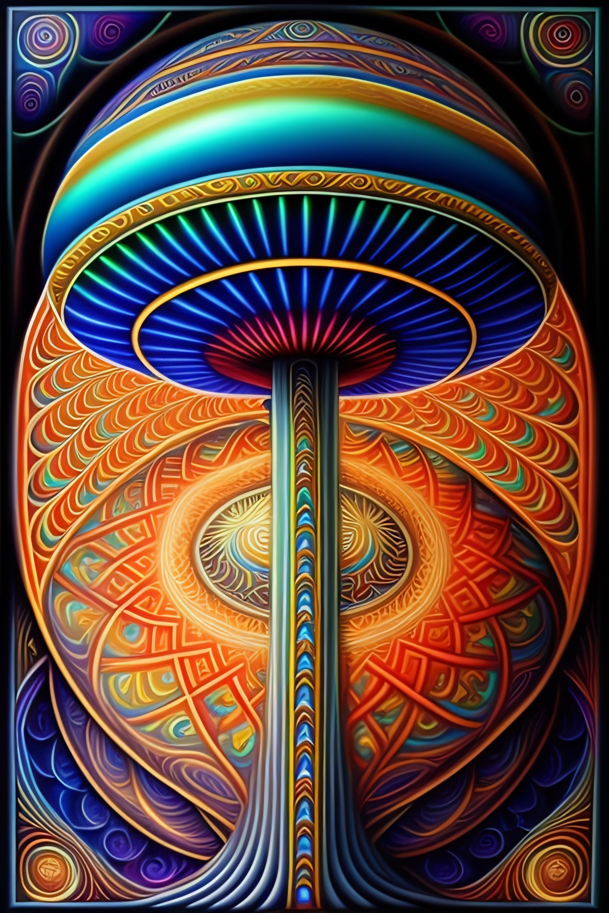 Lexica - Magic mushroom ritual magic alex grey