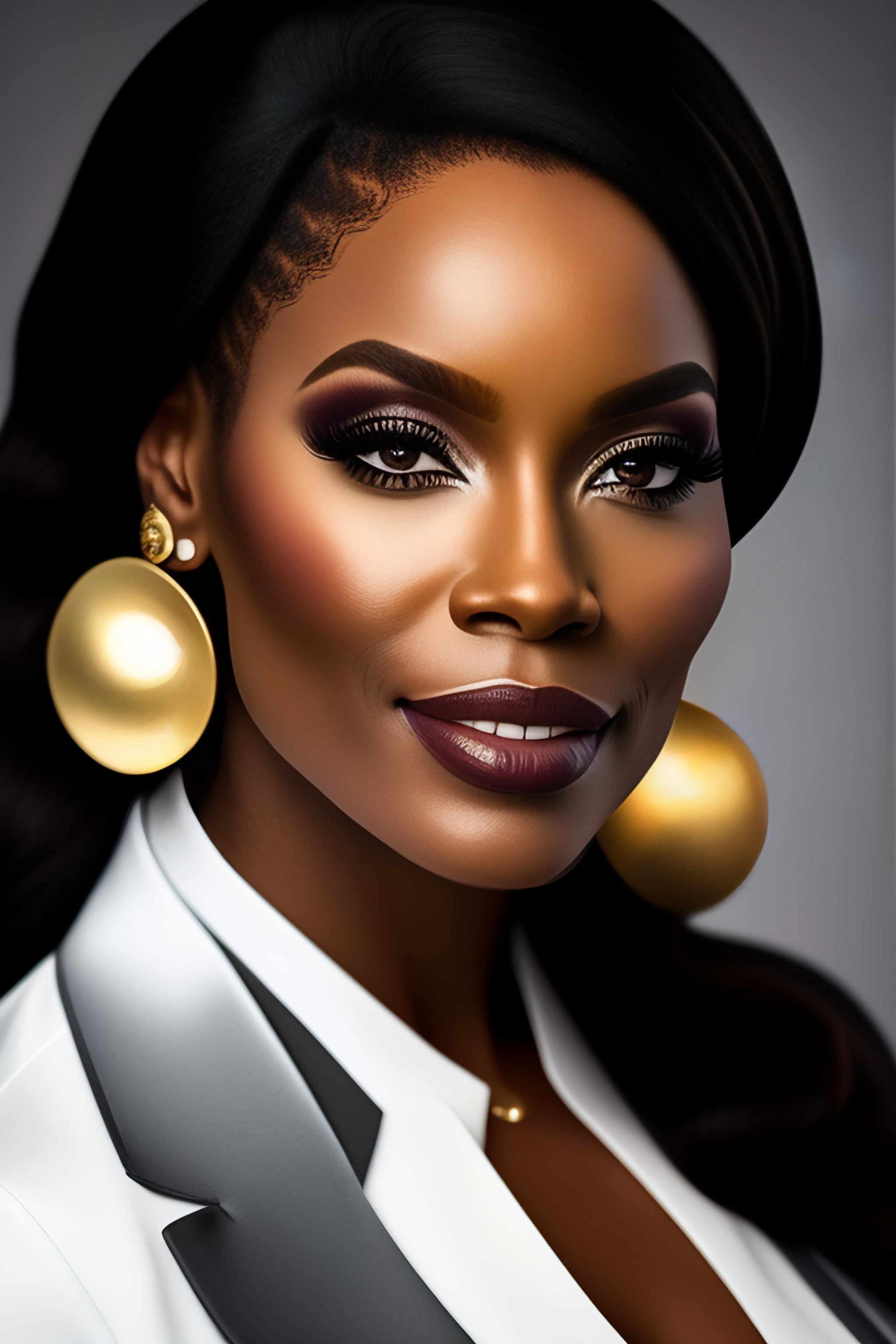 Lexica - Beautiful Black business woman