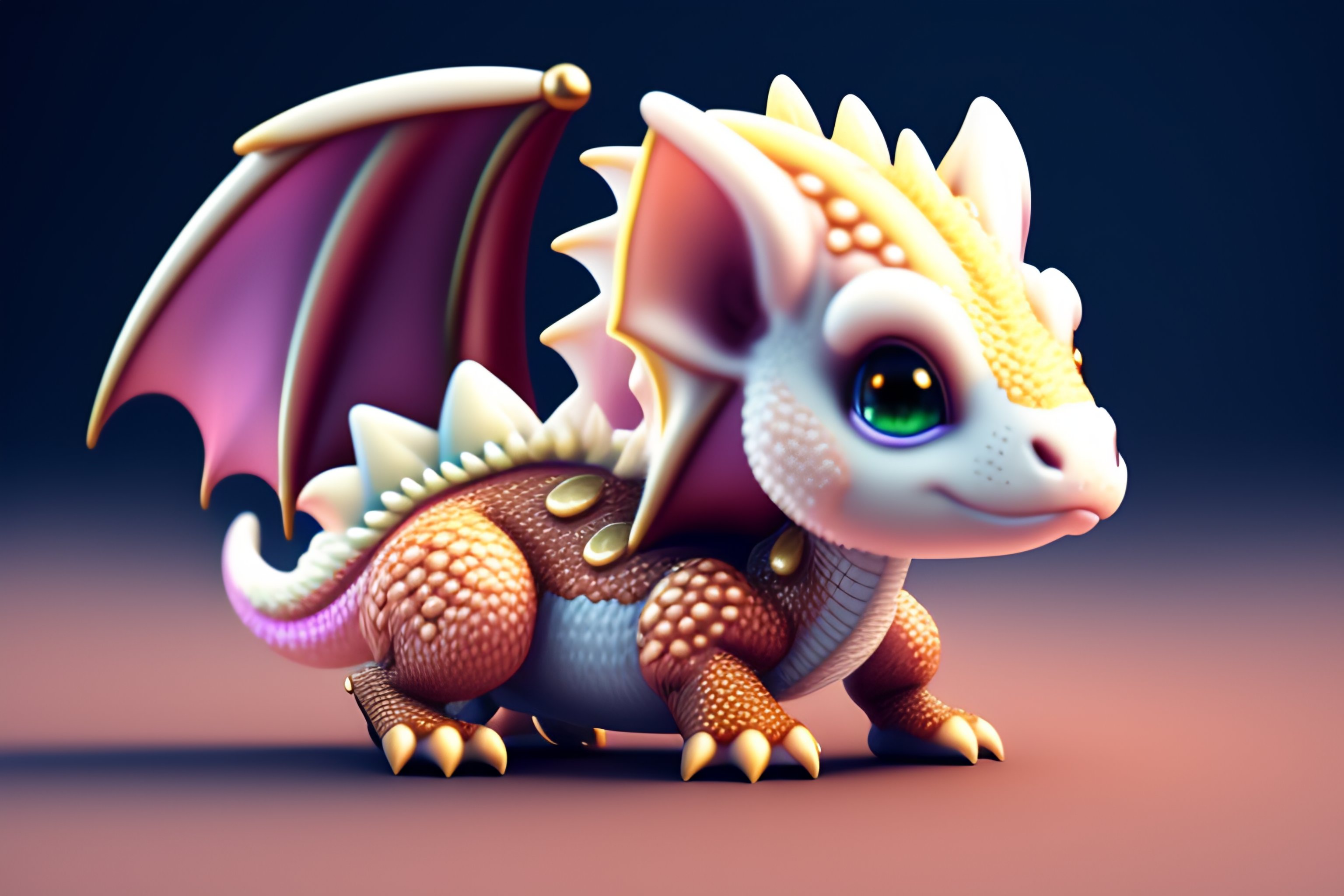 chibi baby dragon