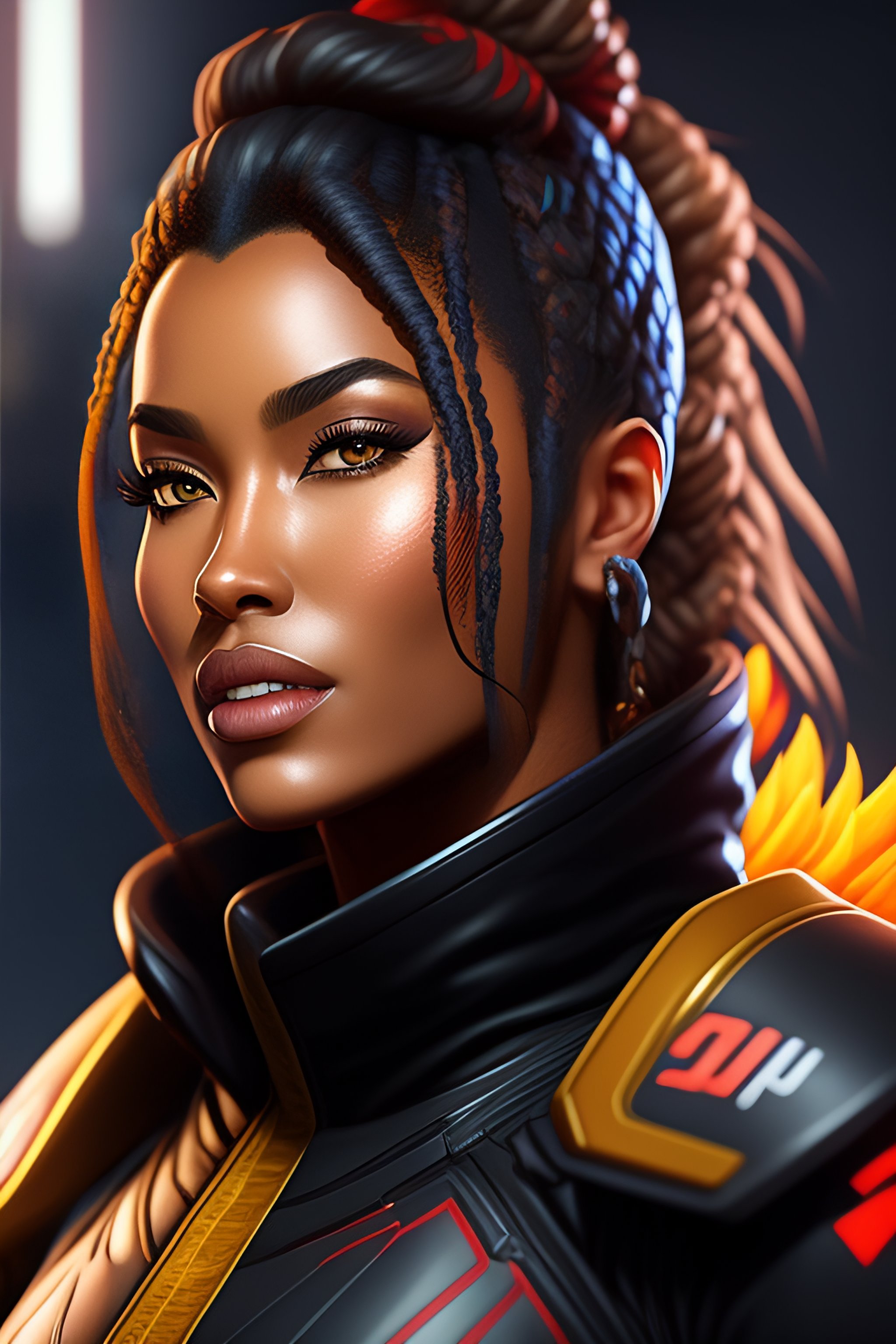 Lexica - The Long Wolf as an Apex Legends character digital ...