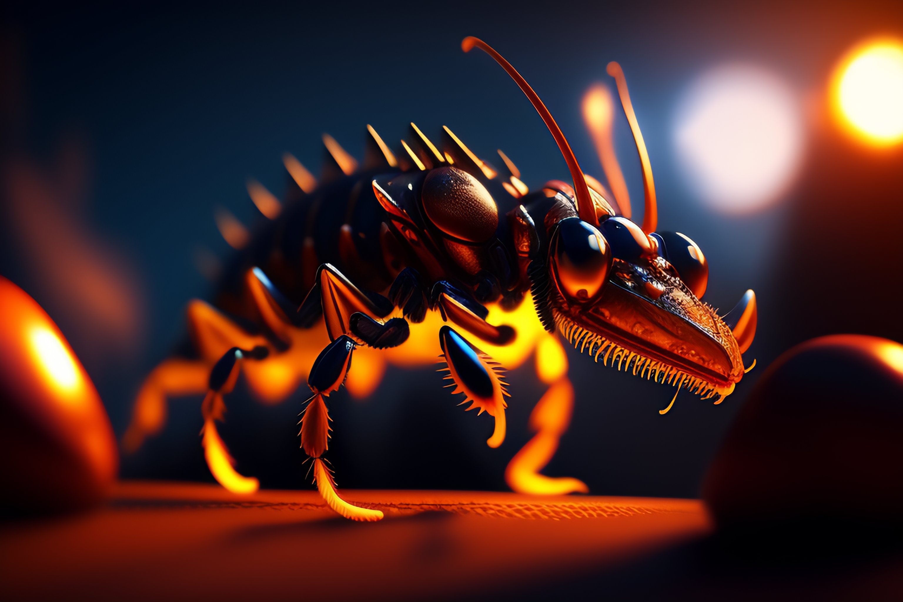 Lexica - An insect like the Hydralisk from StarCraft 2, artstation ...