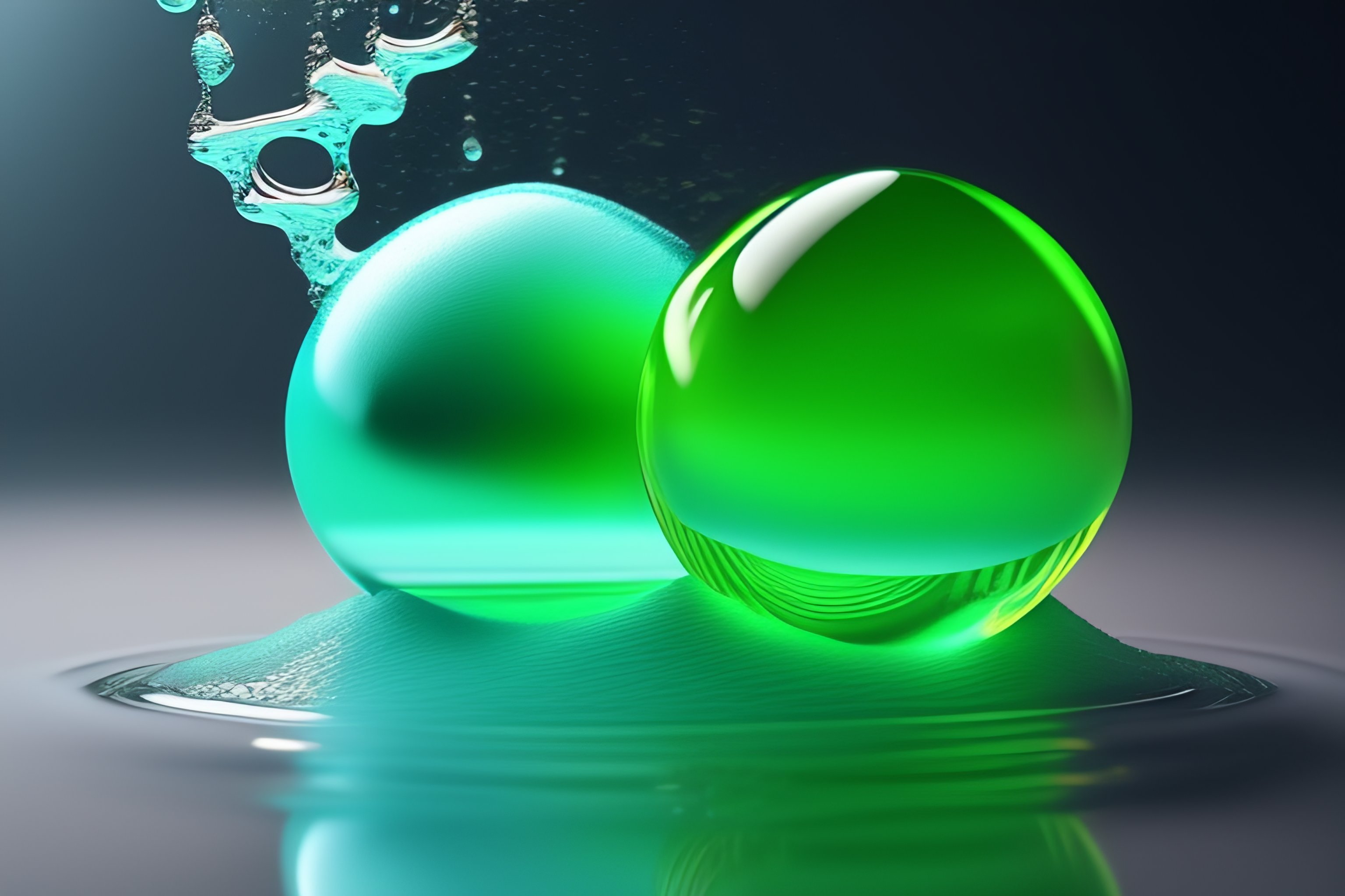 Lexica - Ghost, slime, vfx, cgi, sci-fi, 3d, fluid, water, flying liquid,  hyperrealistic, Realistic