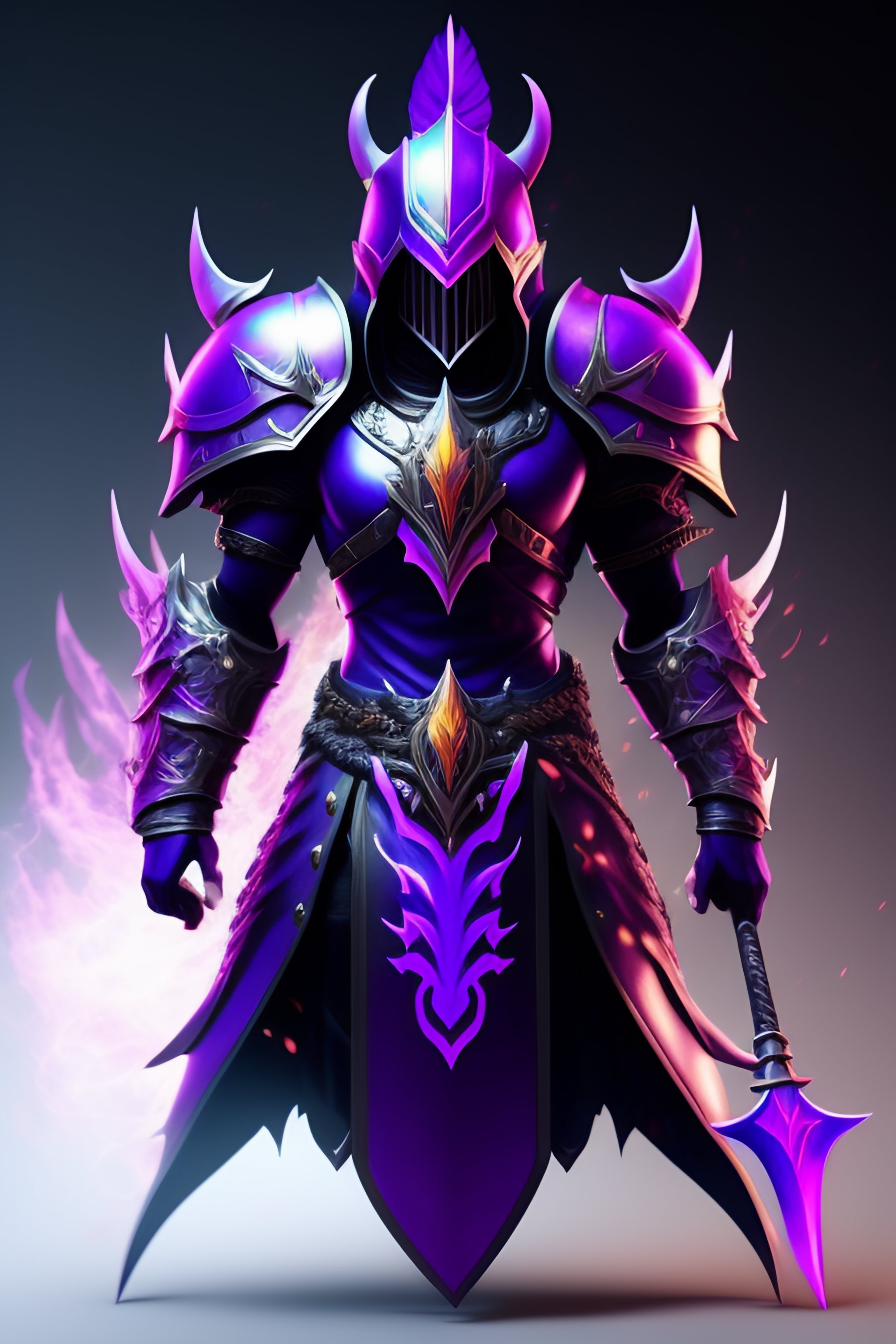 Lexica - Mordekaiser from League of Legends using dark armor with ...