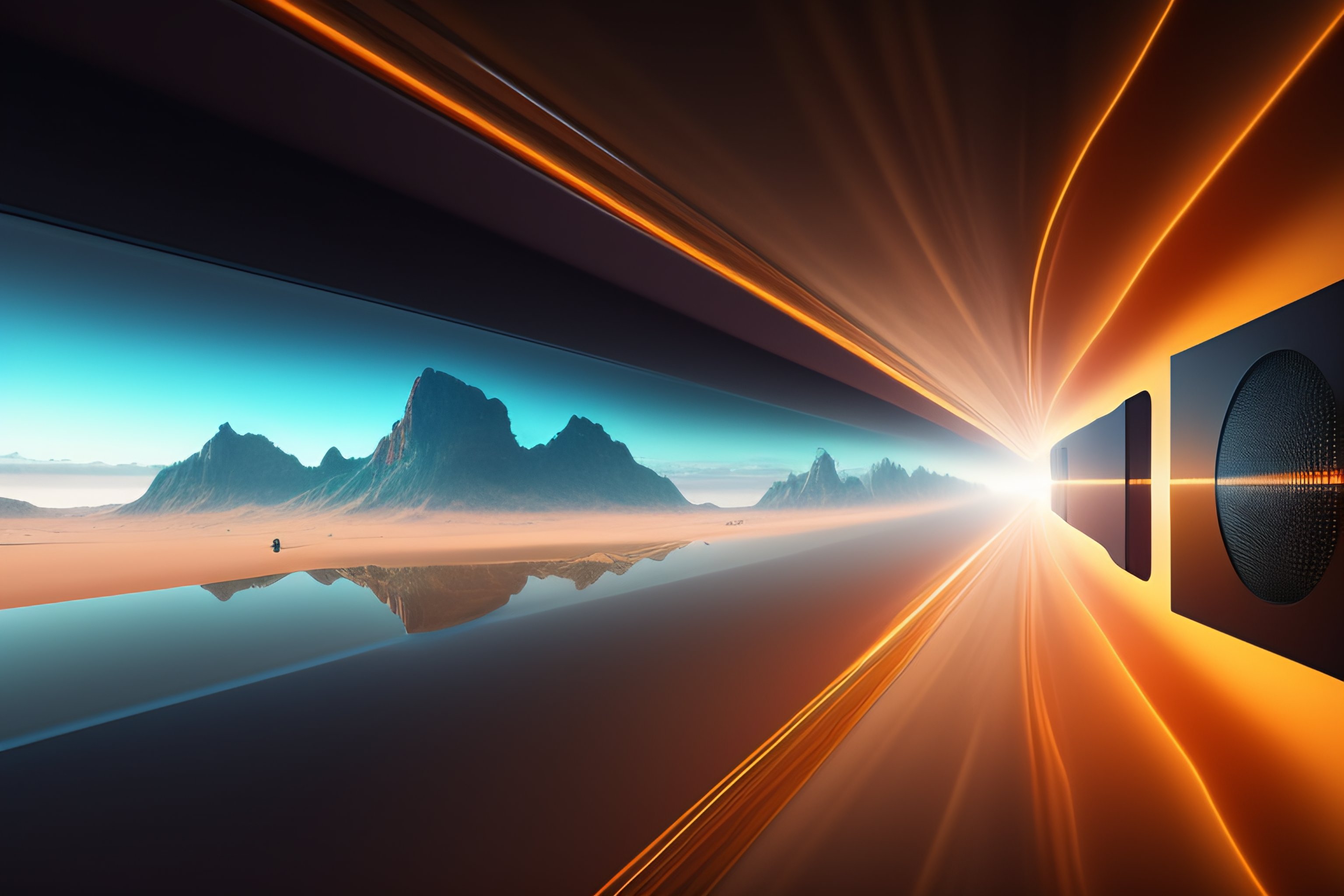 Lexica - A person breaking the walls of the matrix, futuristic and ...