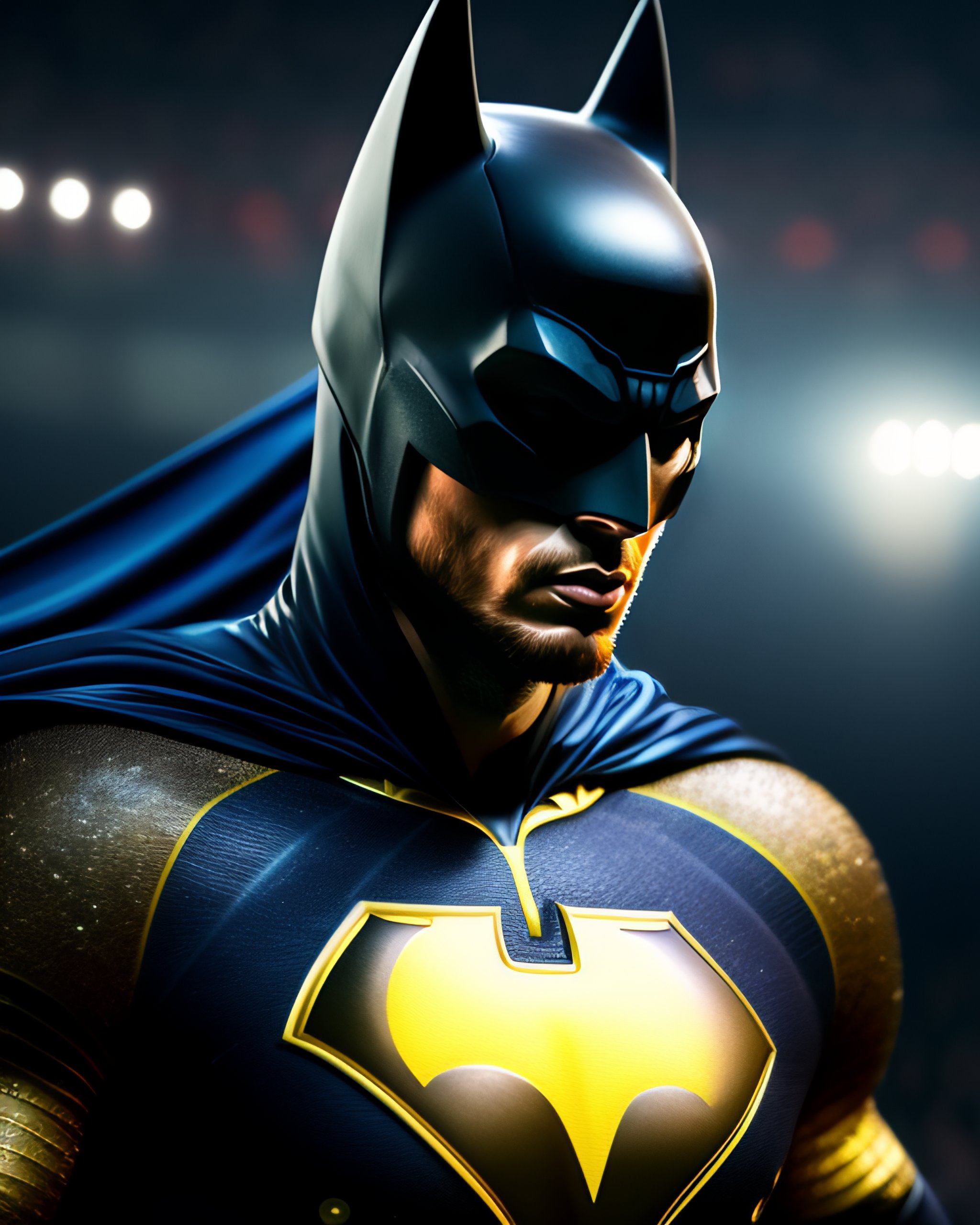 Lexica - Leo messi as Batman, full hd image and full body and real  presentation