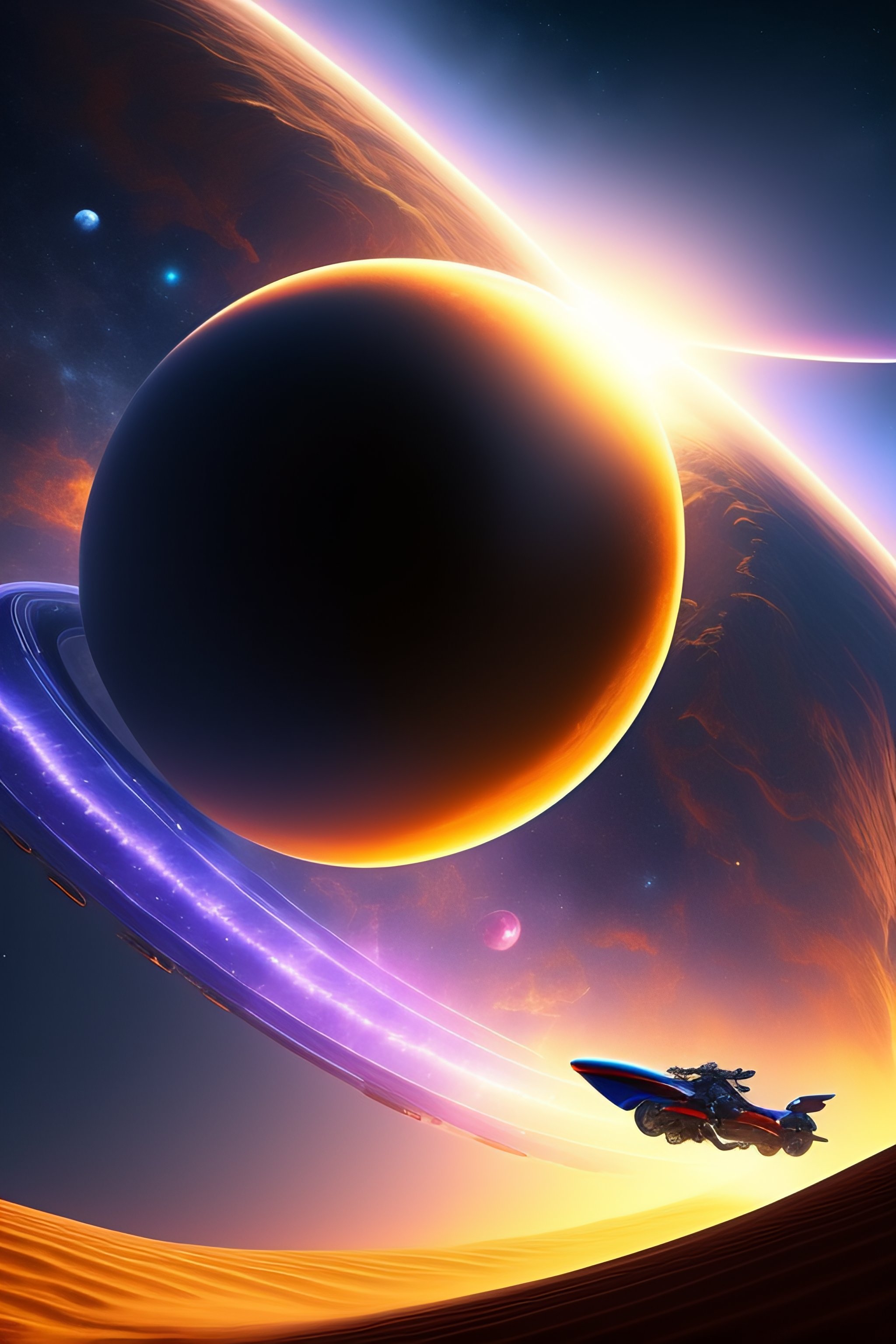 Lexica - Setting of a video game using interstellar jet skis, creating ...