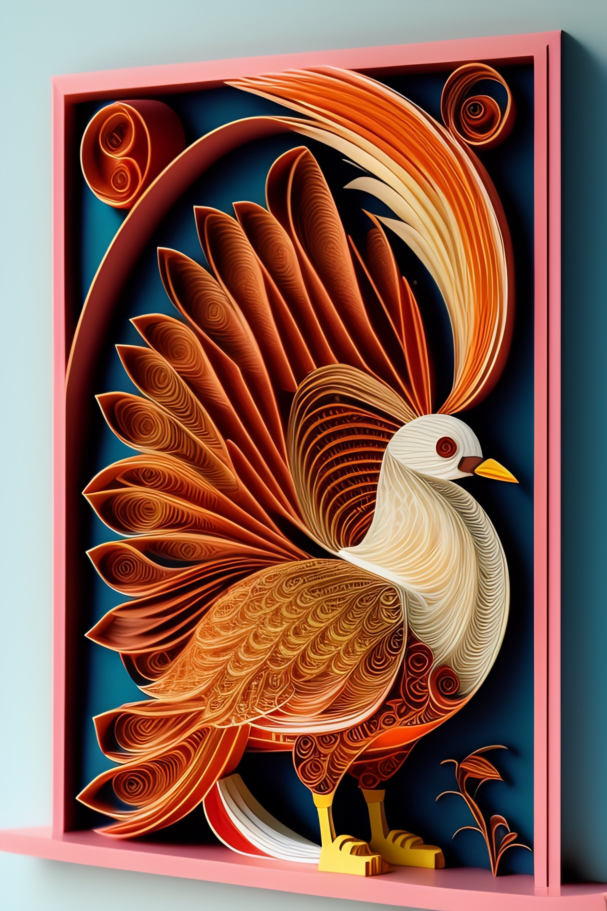 Lexica Paper quilling, paper cut art, paper illustration, Turkey