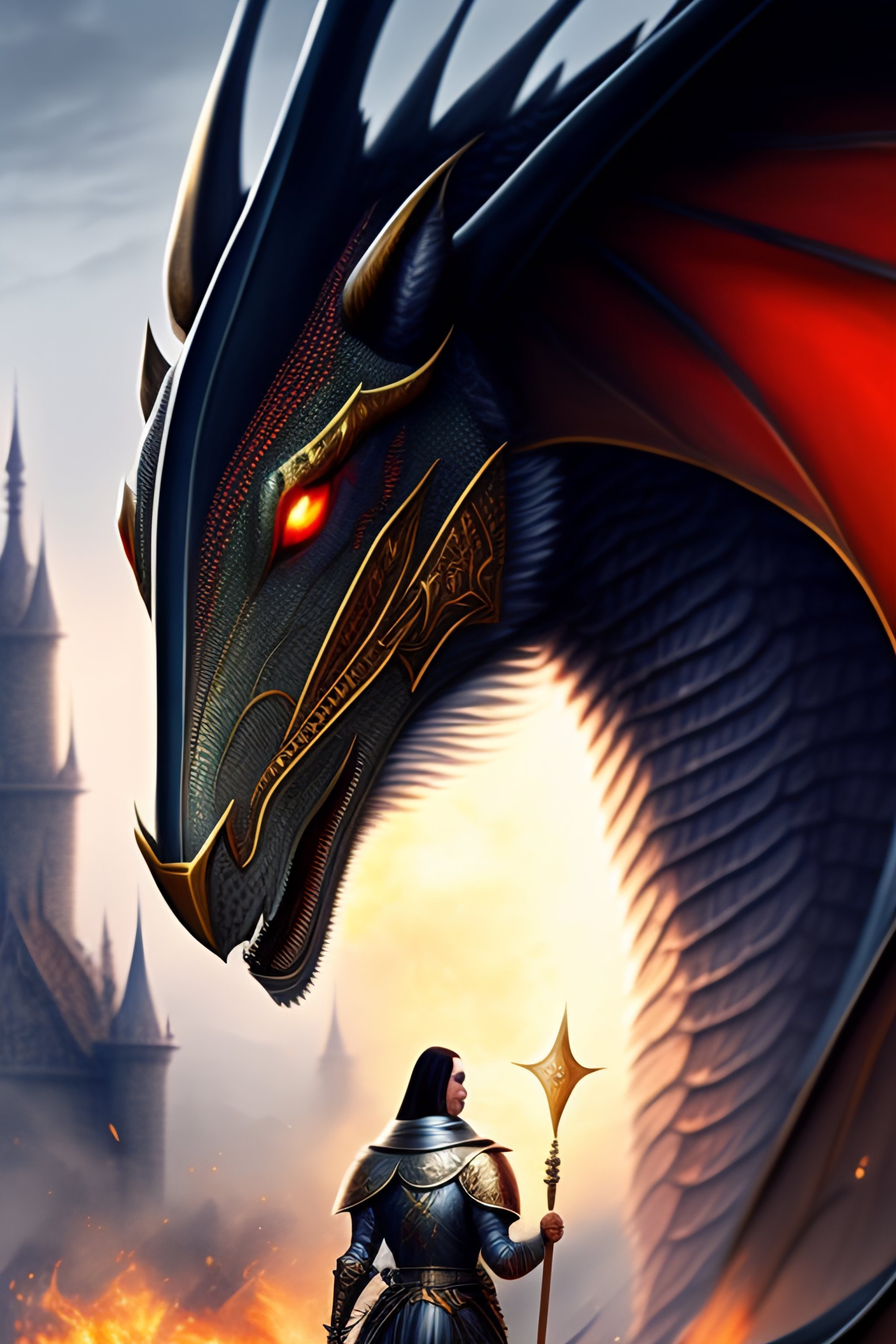 Lexica - Knight who atak a dragon magalie villeneuve