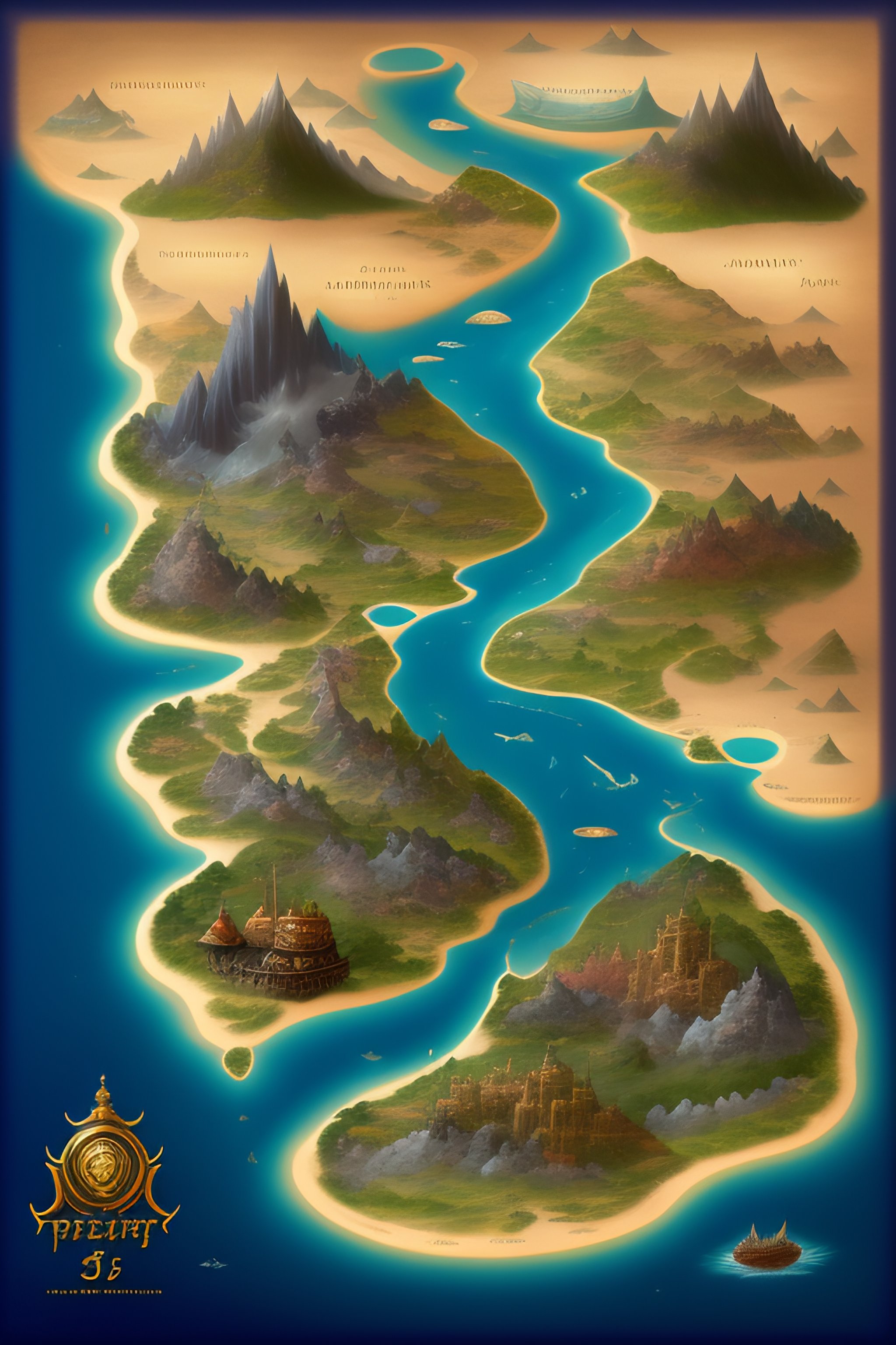 Lexica - Fantasy map