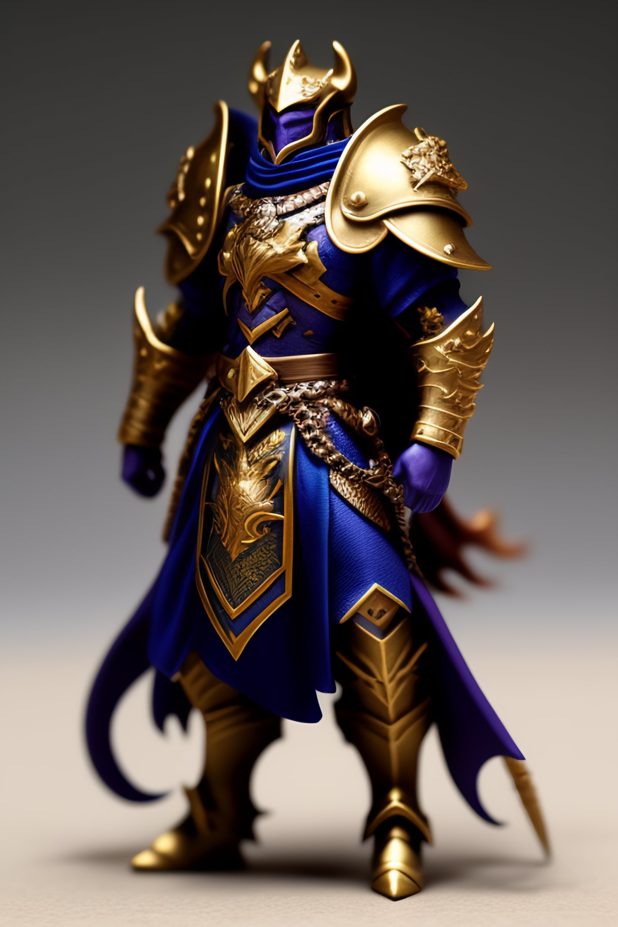 Lexica Brass Dragonborn Paladin from DND 5E