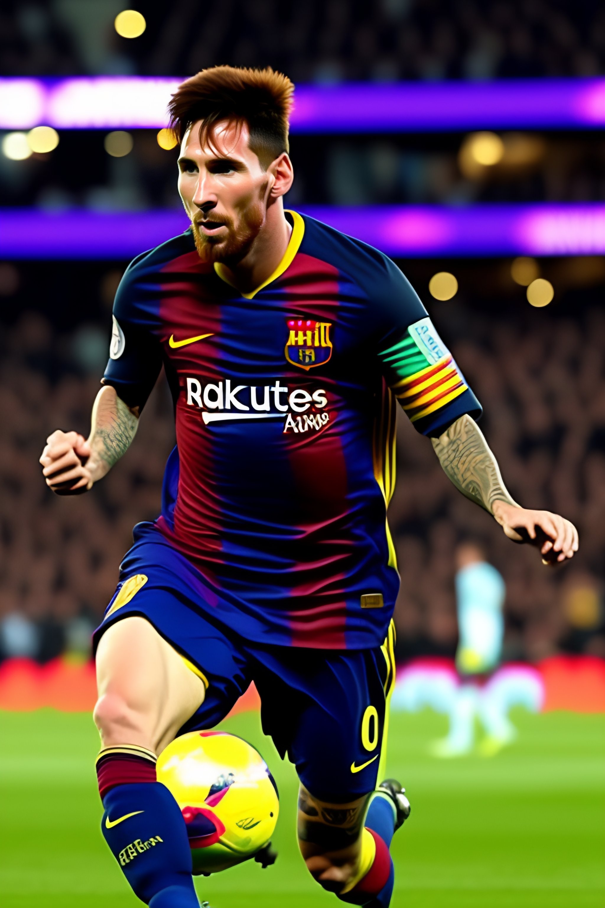 Lexica Messi with banana