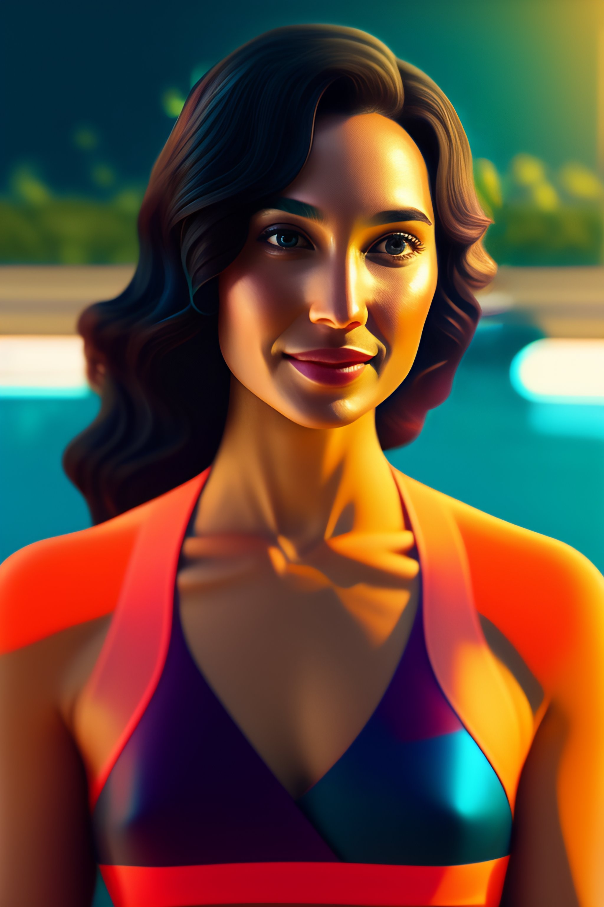 Lexica - Quality: Gal gadot, bokeh, anime screencap, illustration ...