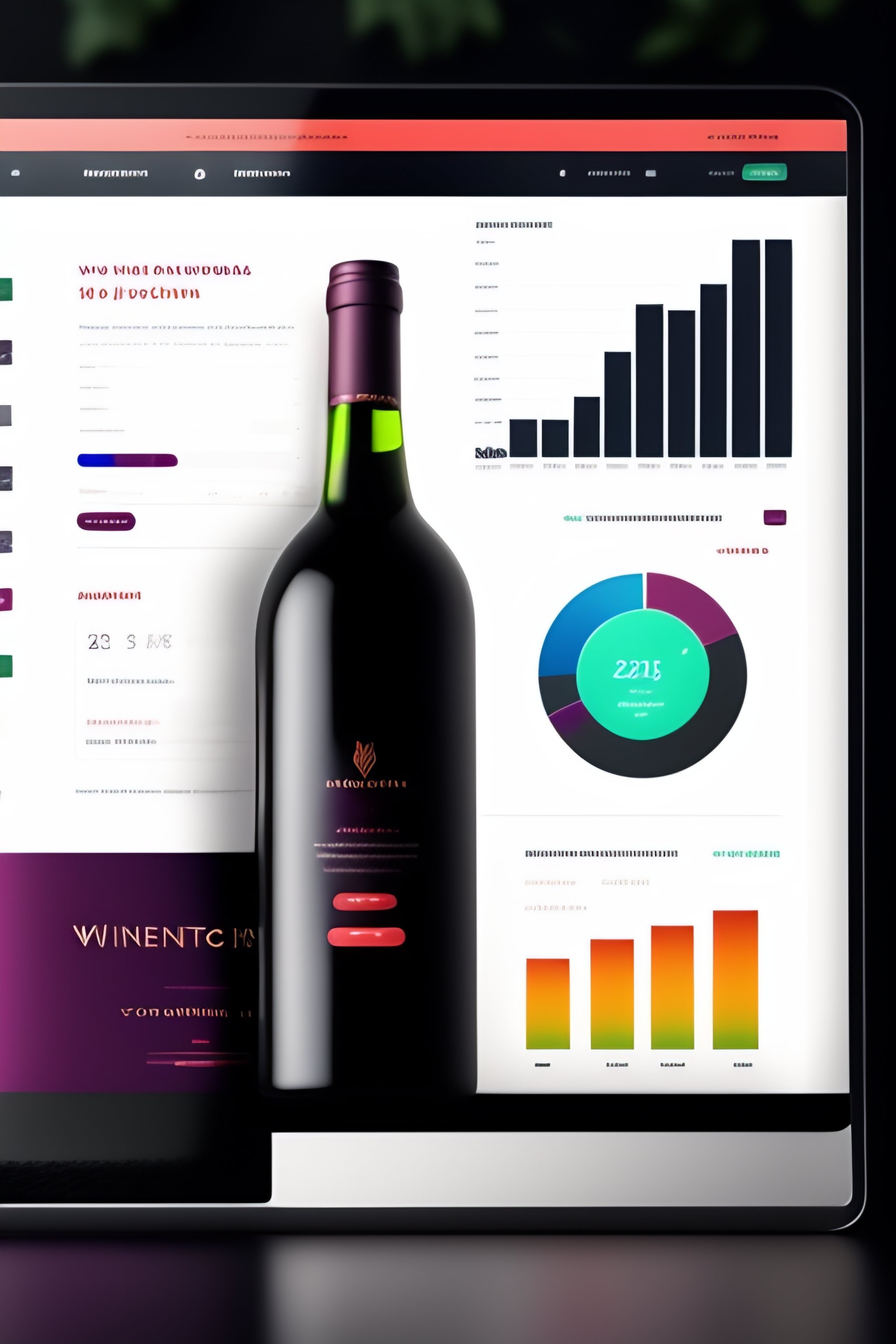 Lexica site design for wine monitoring dashboard