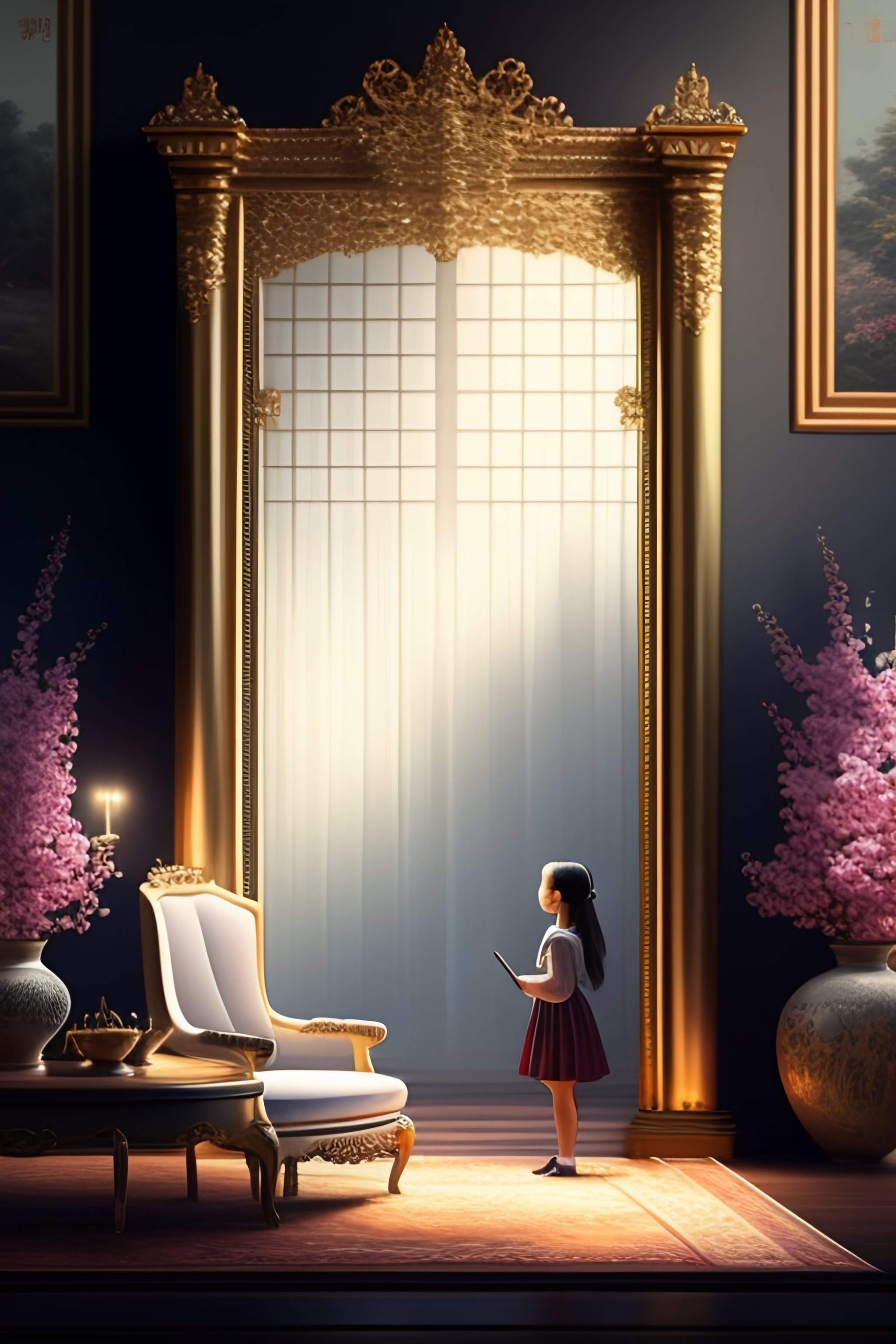 Lexica - She glanced at the armchairs gathered in front of the ...