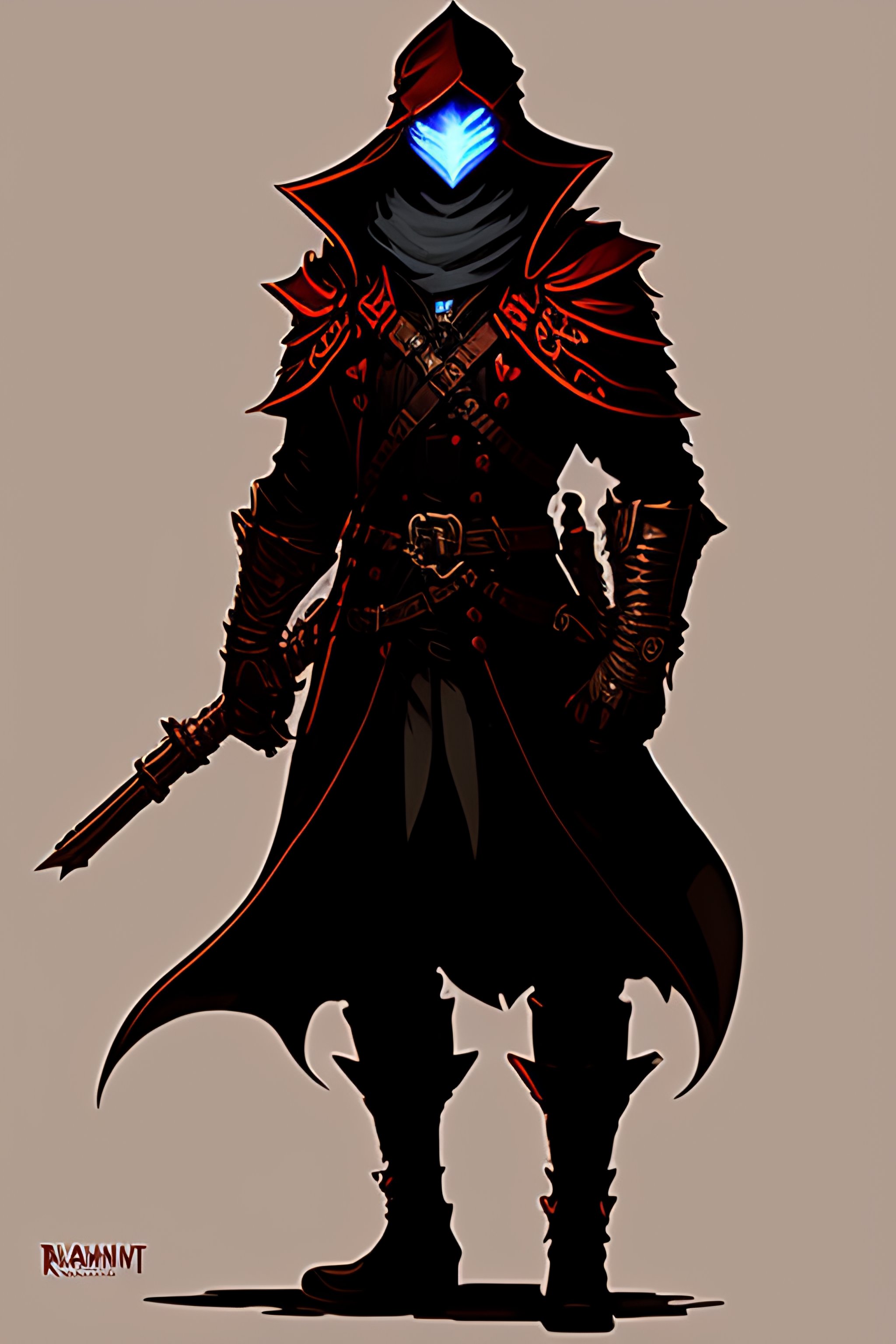 Lexica - Gerakt of rivia as a phantom thief in the darkest dungeon style