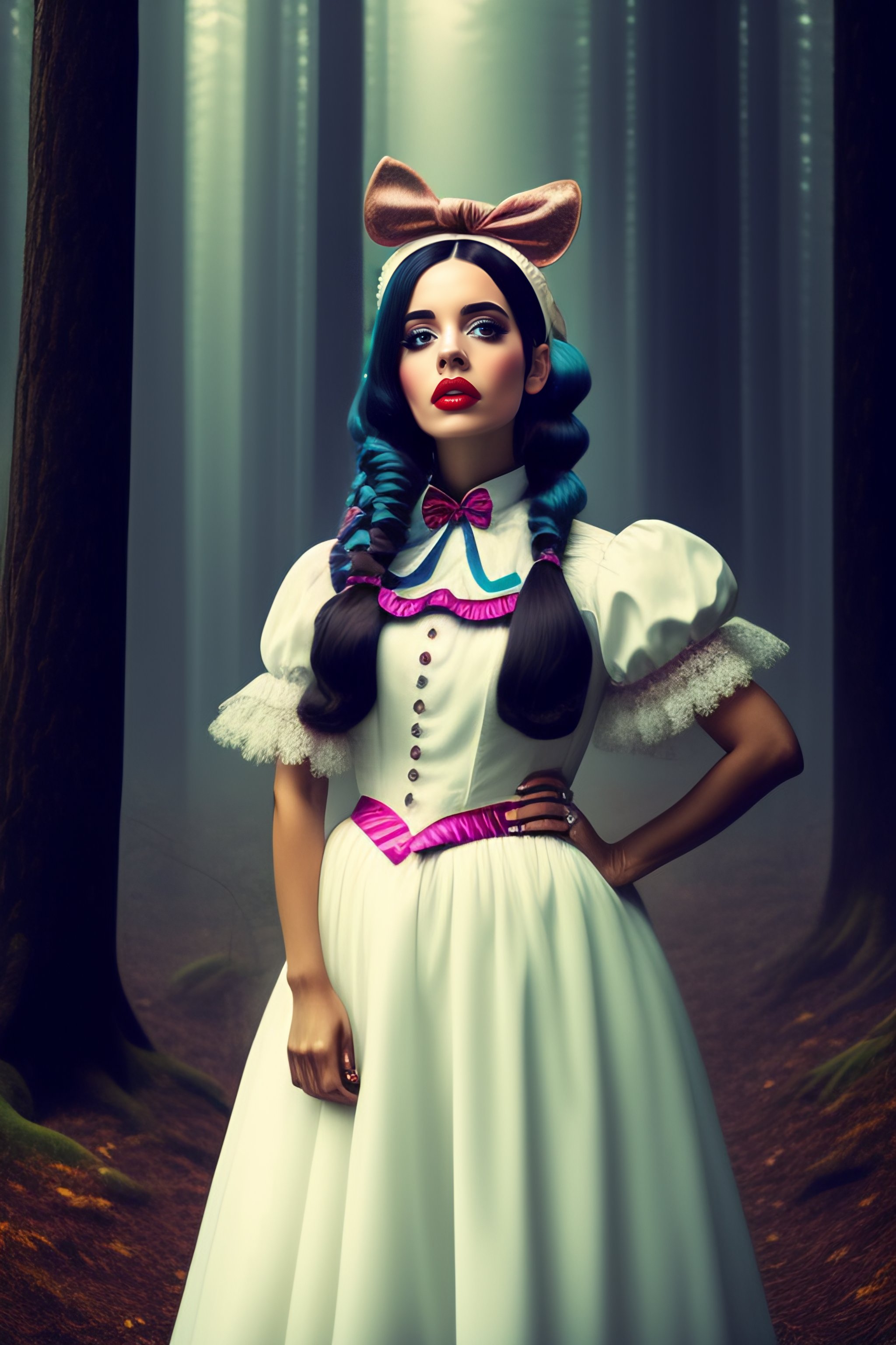 Lexica - Melanie martinez, alice in wonderland, horror, forest, fog, terror