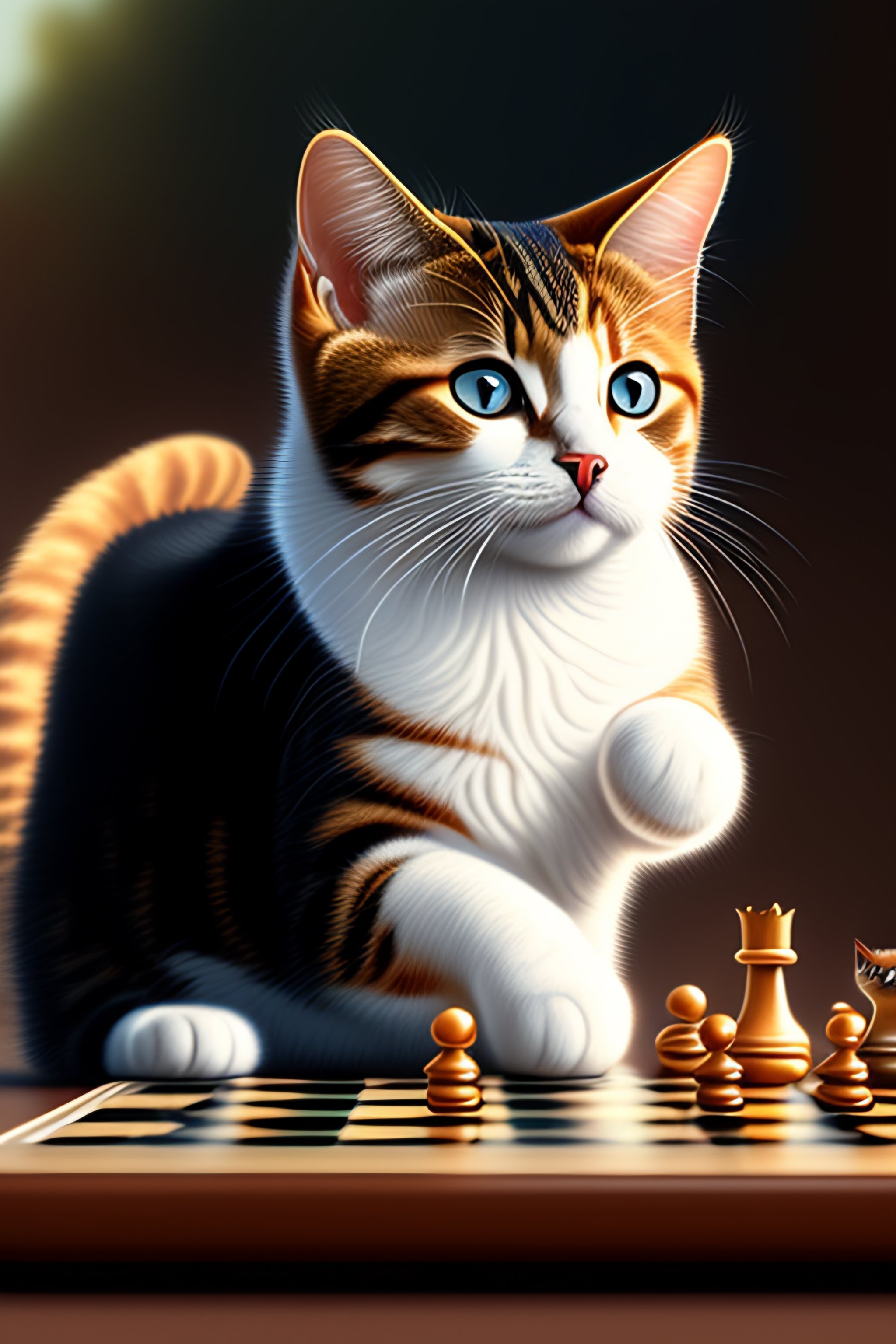 HD wallpaper: Cats, Chess, Pet
