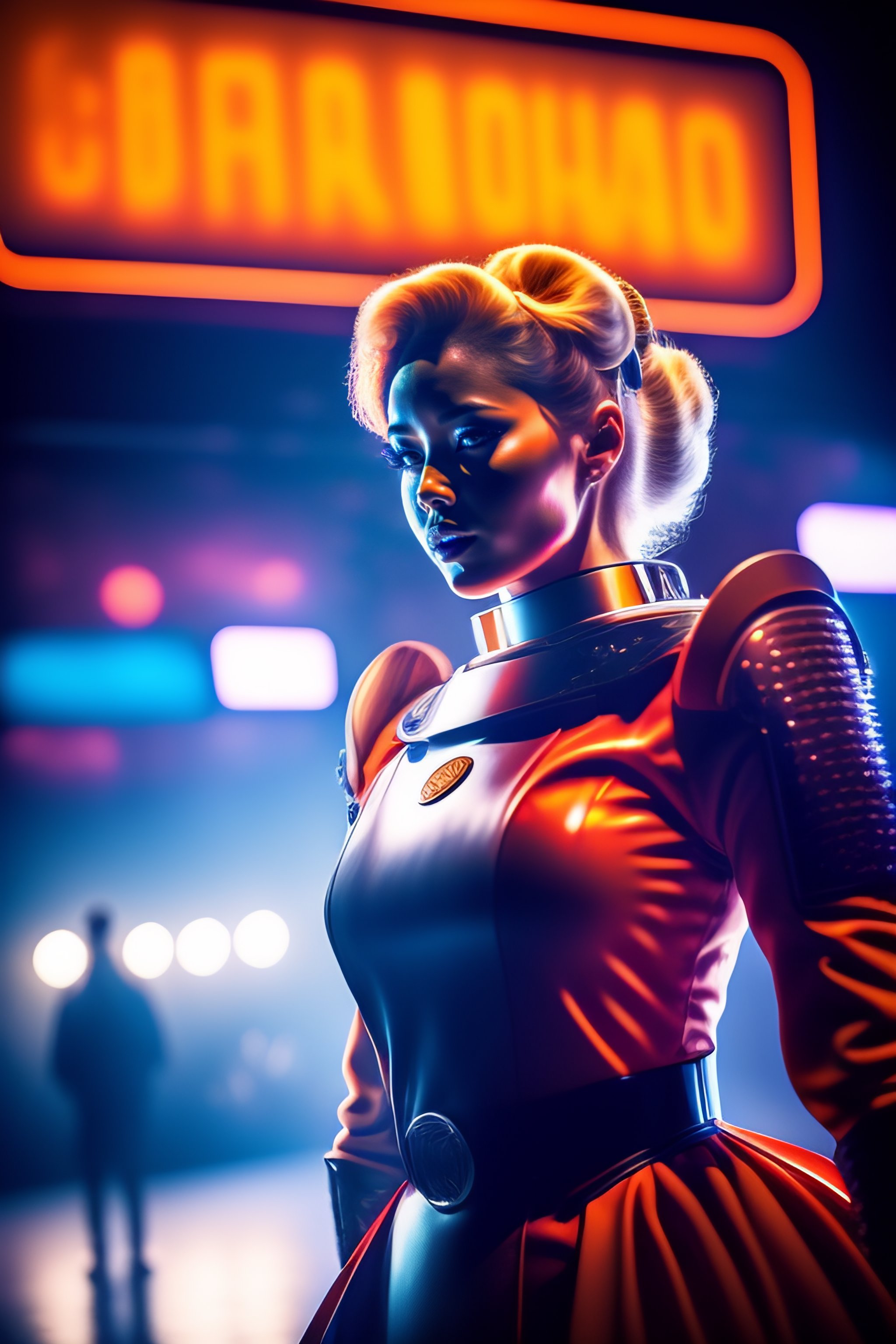 Lexica - Girl robot the musical, live stage production photography