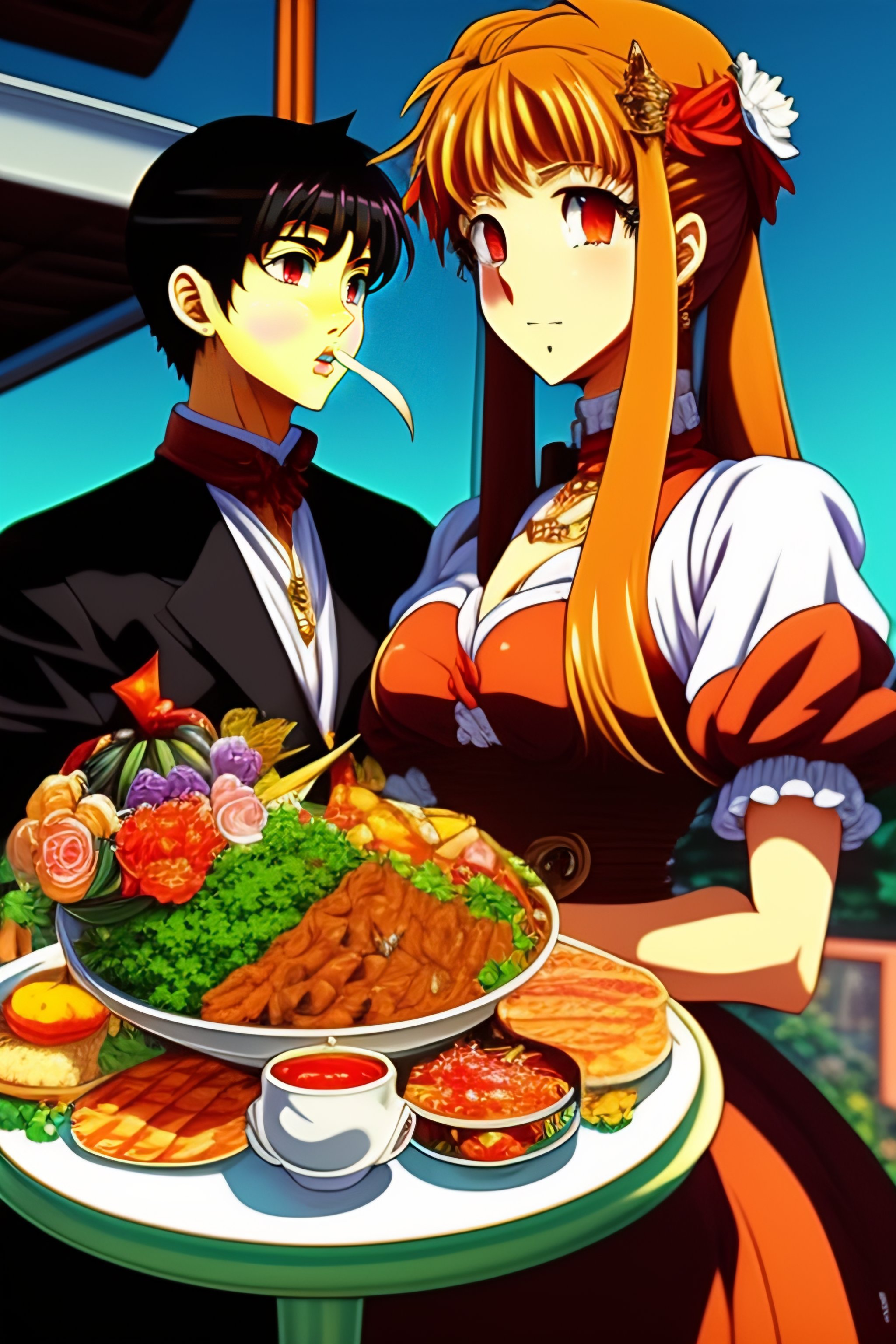 lexica-in-the-style-of-90-s-vintage-anime-art-of-a-delicious-meal