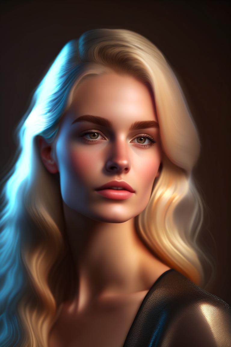 Lexica - Ultra reallistic, 8k, medium shot portrait of a blonde white ...
