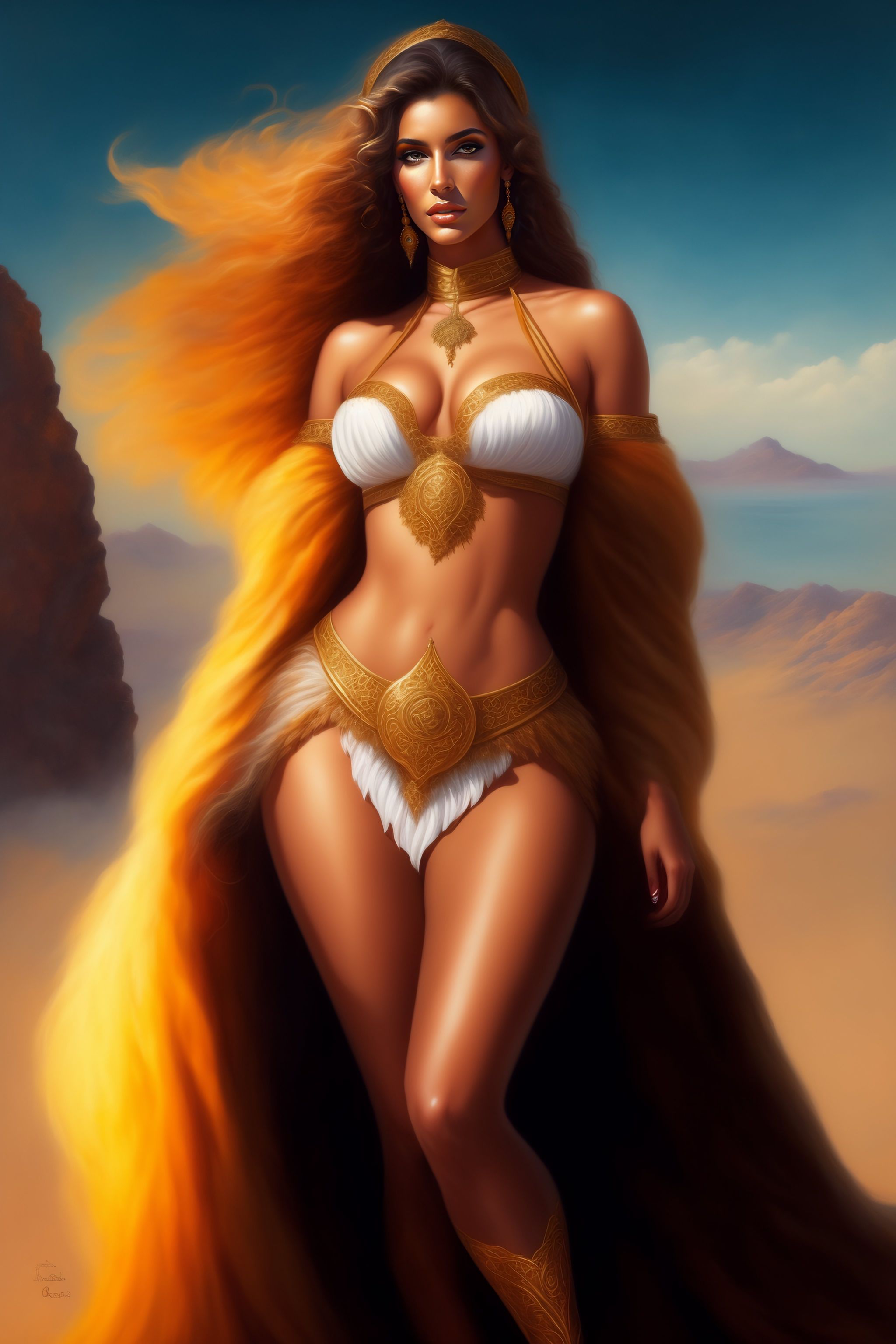 Lexica - Aisha belka, full length,fantasy art, sciamano240