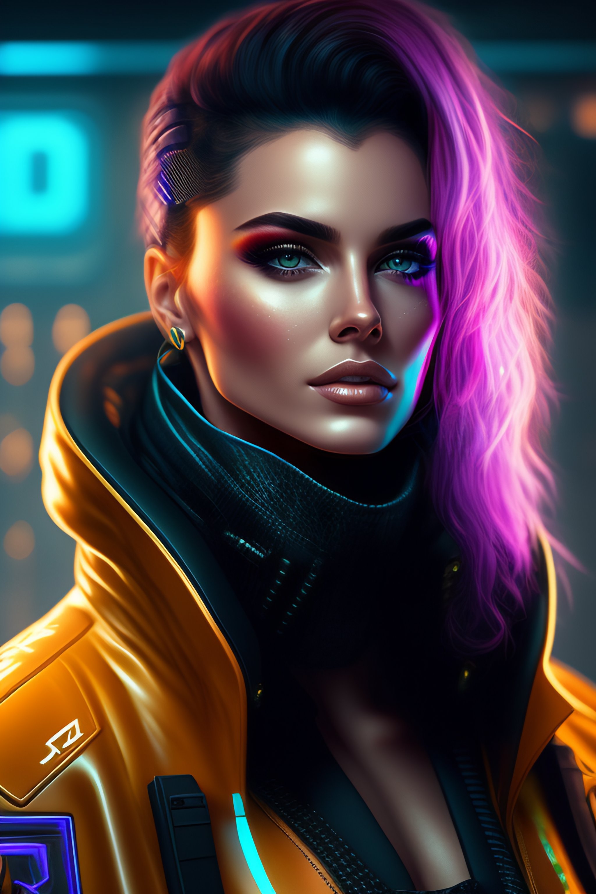 Lexica - Portait men cyberpunk charlys menuet