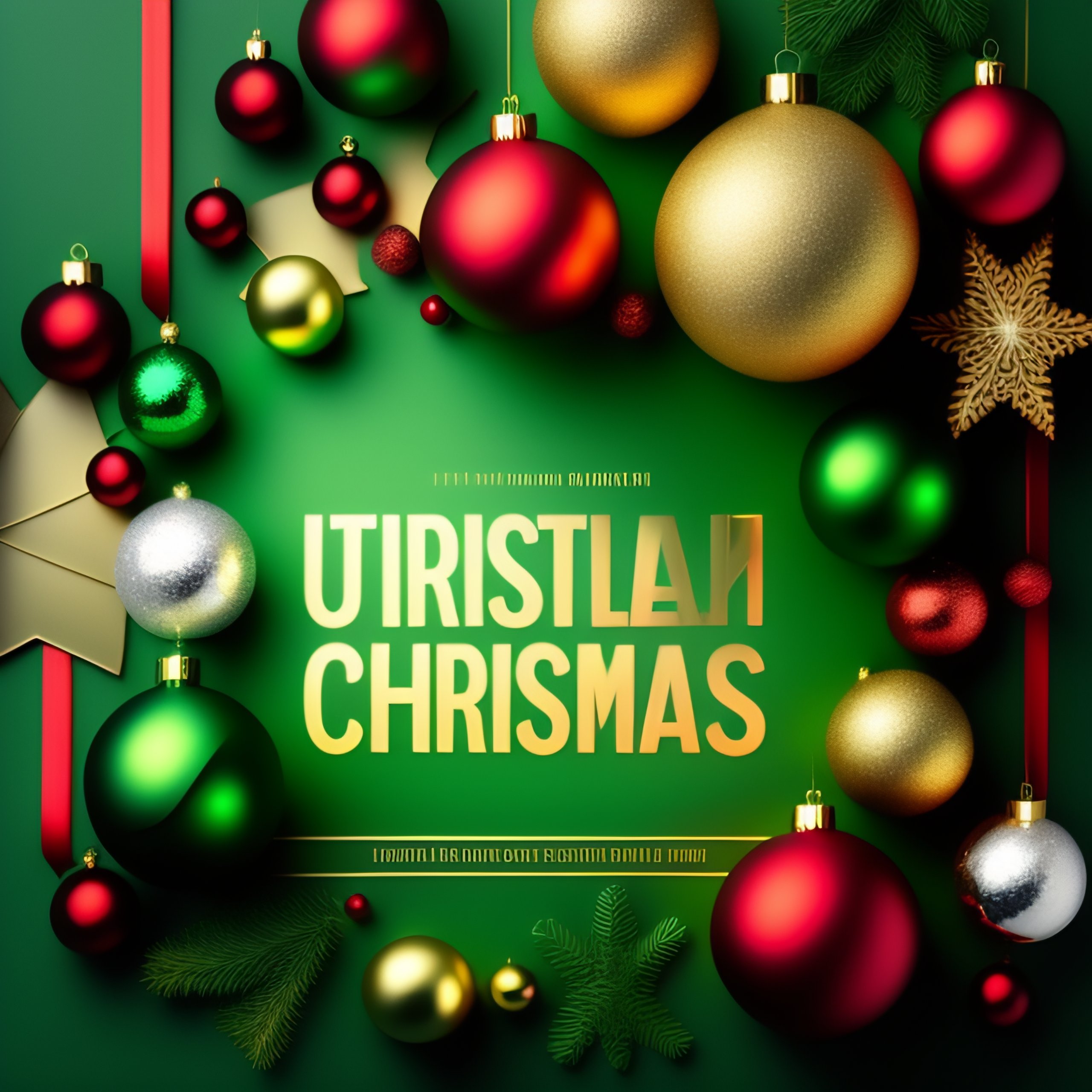 lexica-christmas-background-with-gift-boxes-over-green-backdrop-xmas