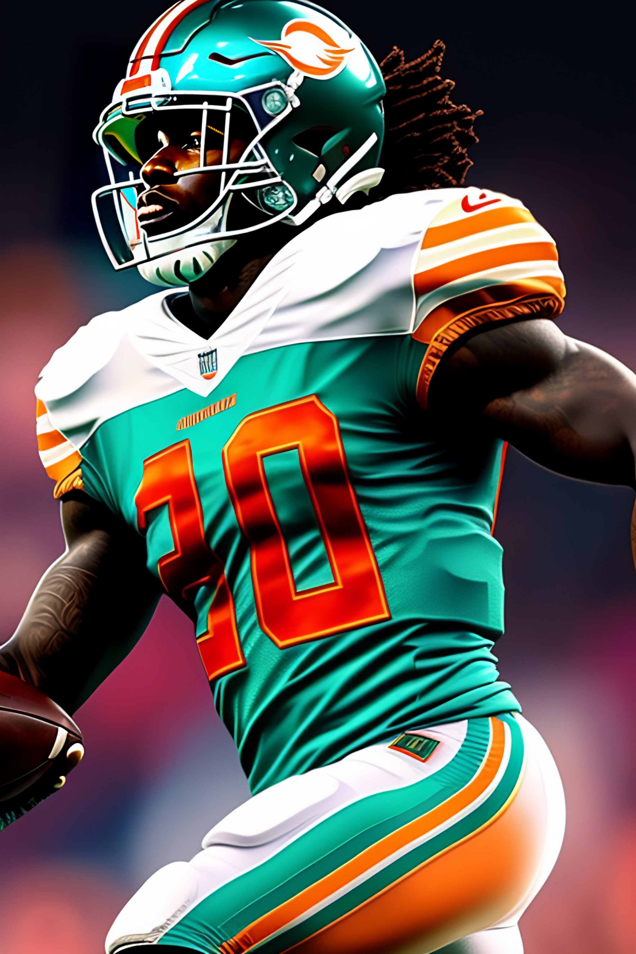 Miami Dolphins: Tyreek Hill 2022 White Jersey - Officially Licensed NFL  Removable Adhesive Decal