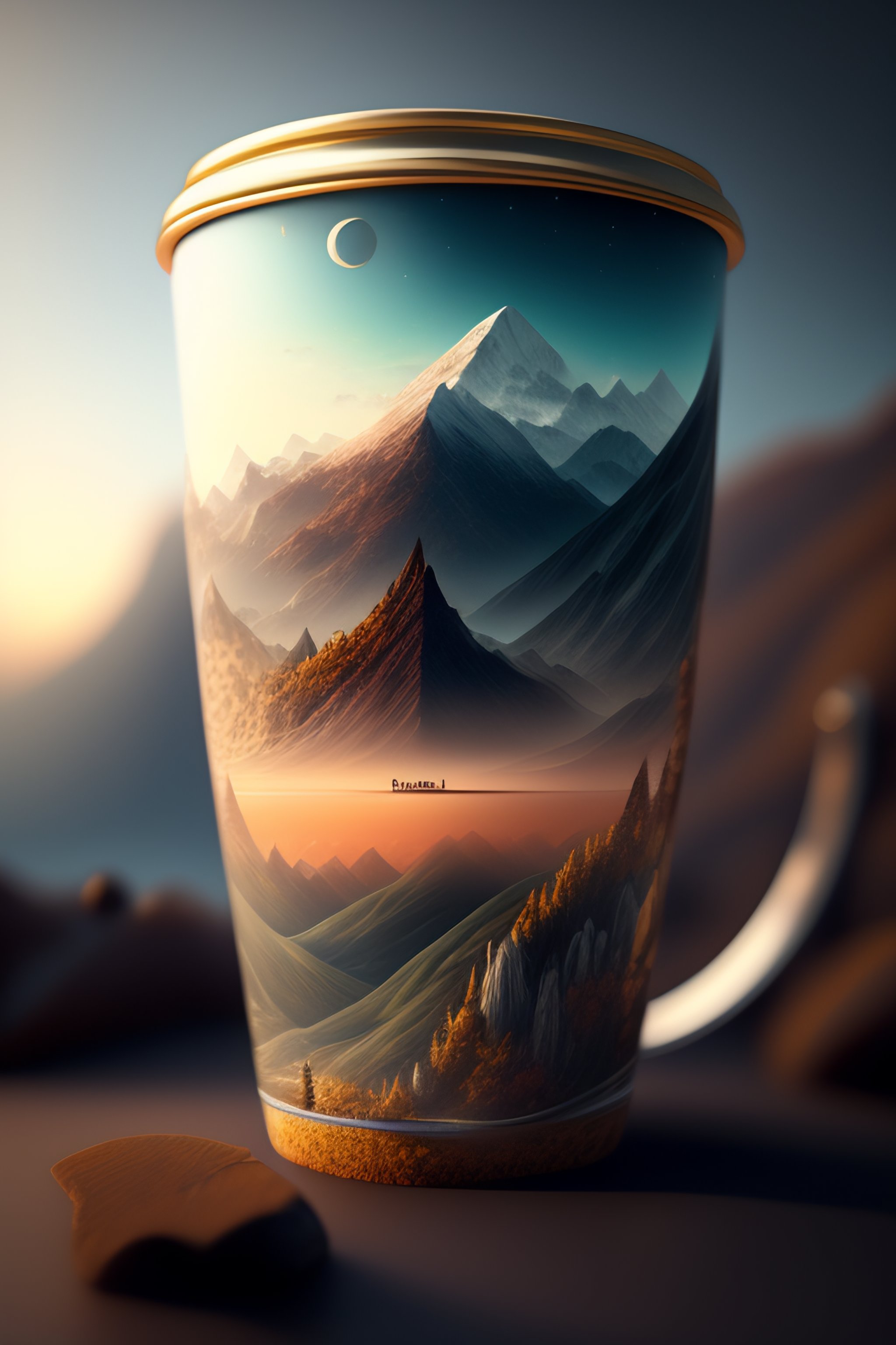 ArtStation - cup art