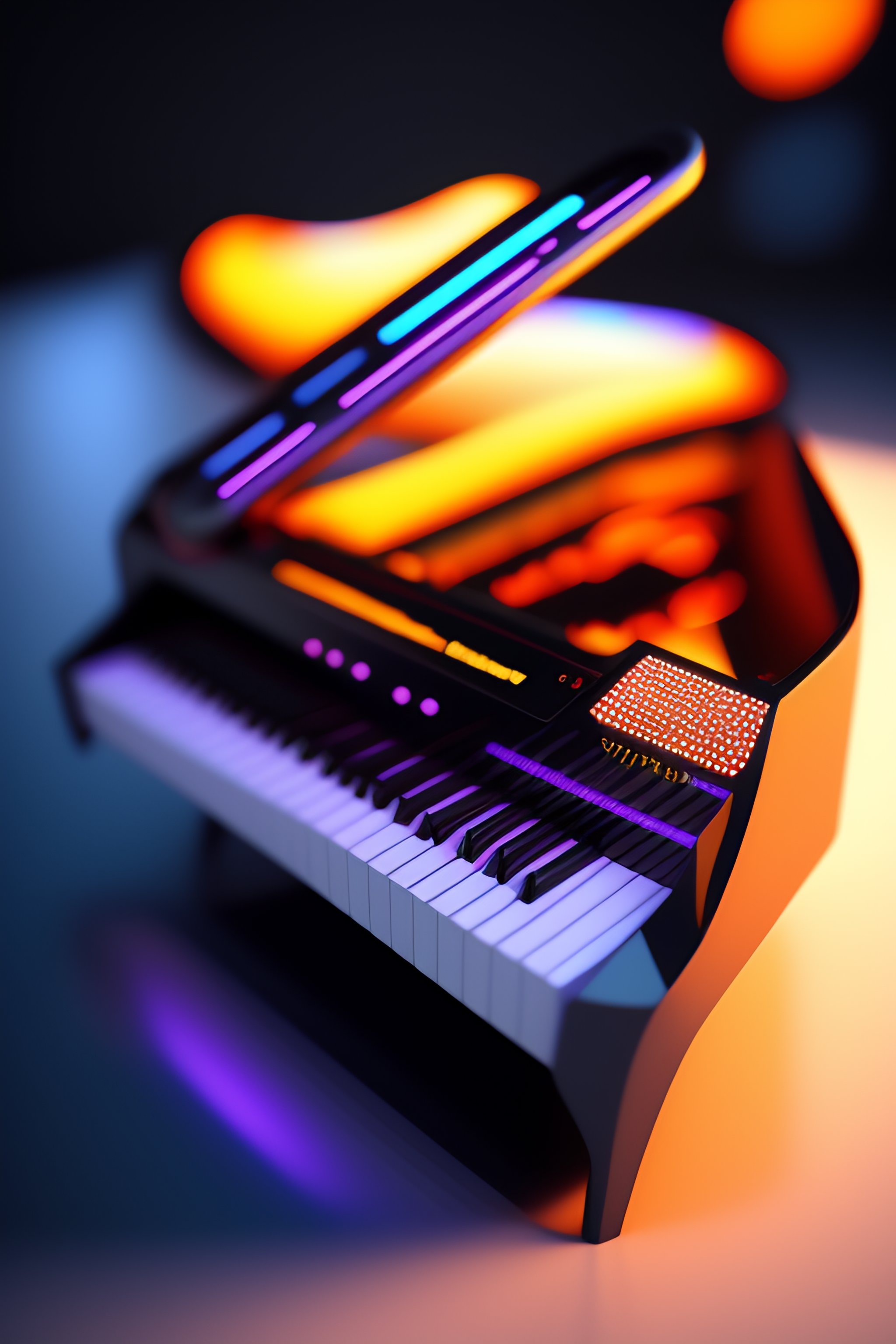 lexica-piano-synthesizer-only-keyboard-3d-isometric-rendering