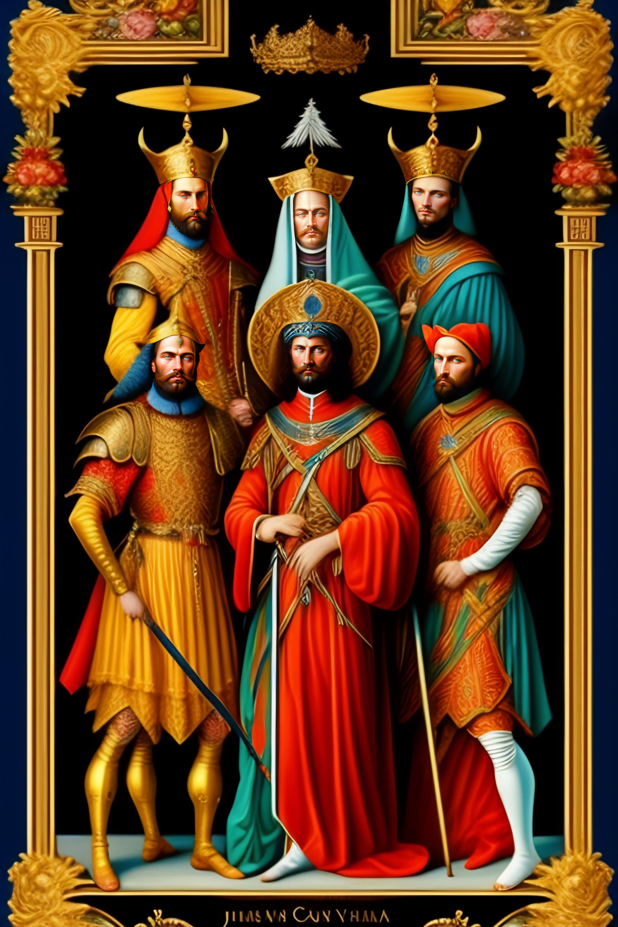 Lexica Four Horsemen of the Apocalypse, tarot card detailed painting