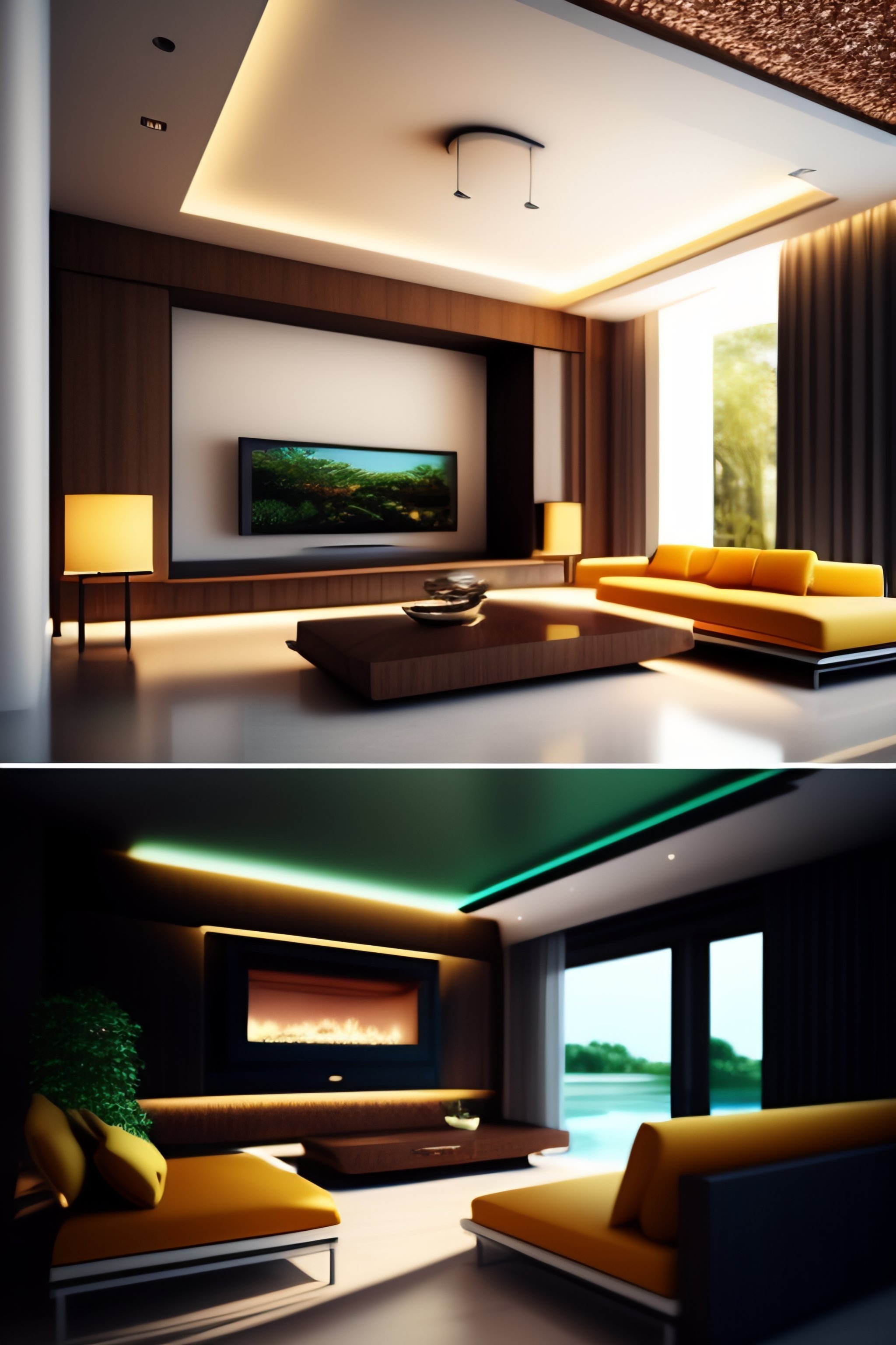 Lexica - Create a livingroom for a villa