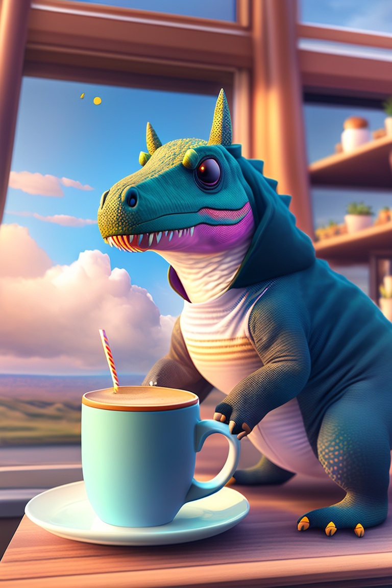Dinosaur Hot Chocolate Dinosaur Hot Chocolate