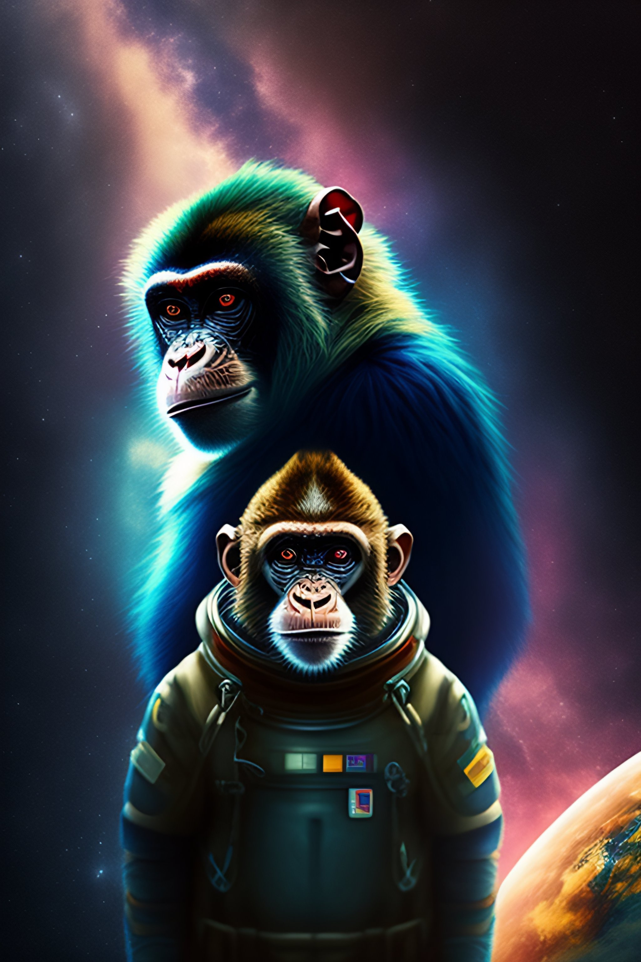 Lexica - A monkey in the space