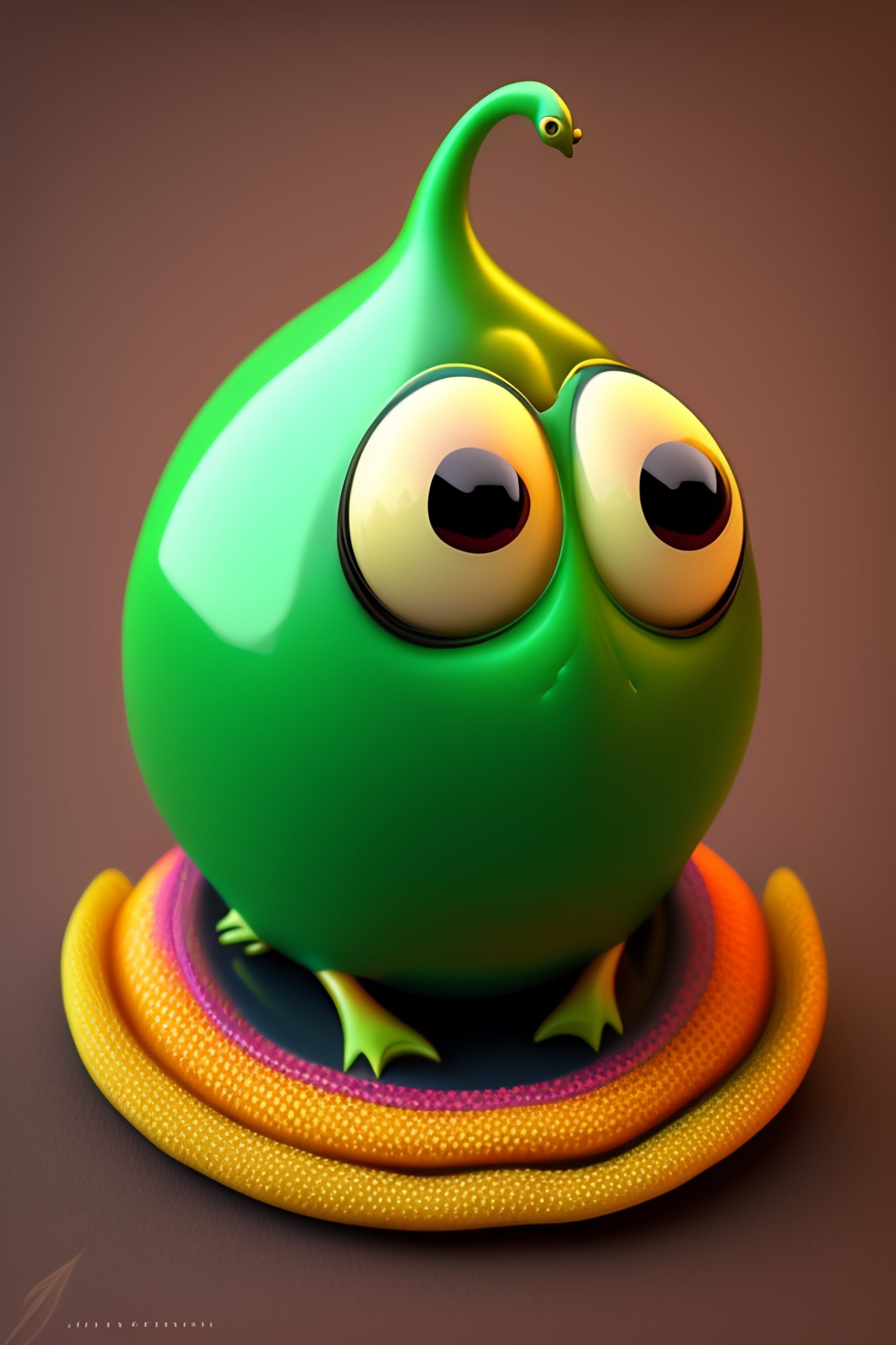 Lexica - Create portrait of slug in style of pixar