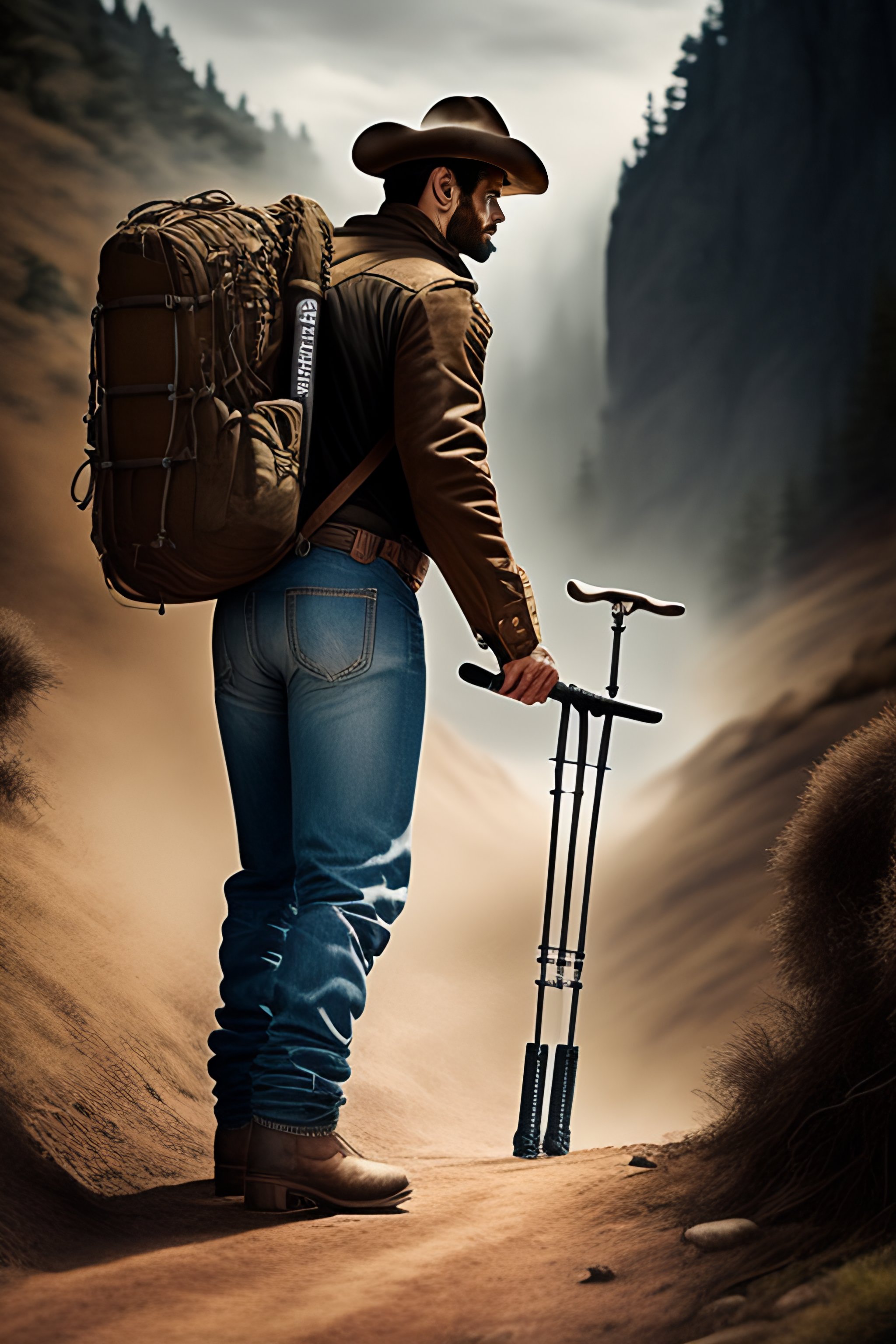 Lexica - Advertisement for crutches, highly detailed, rugged, dramatic ...