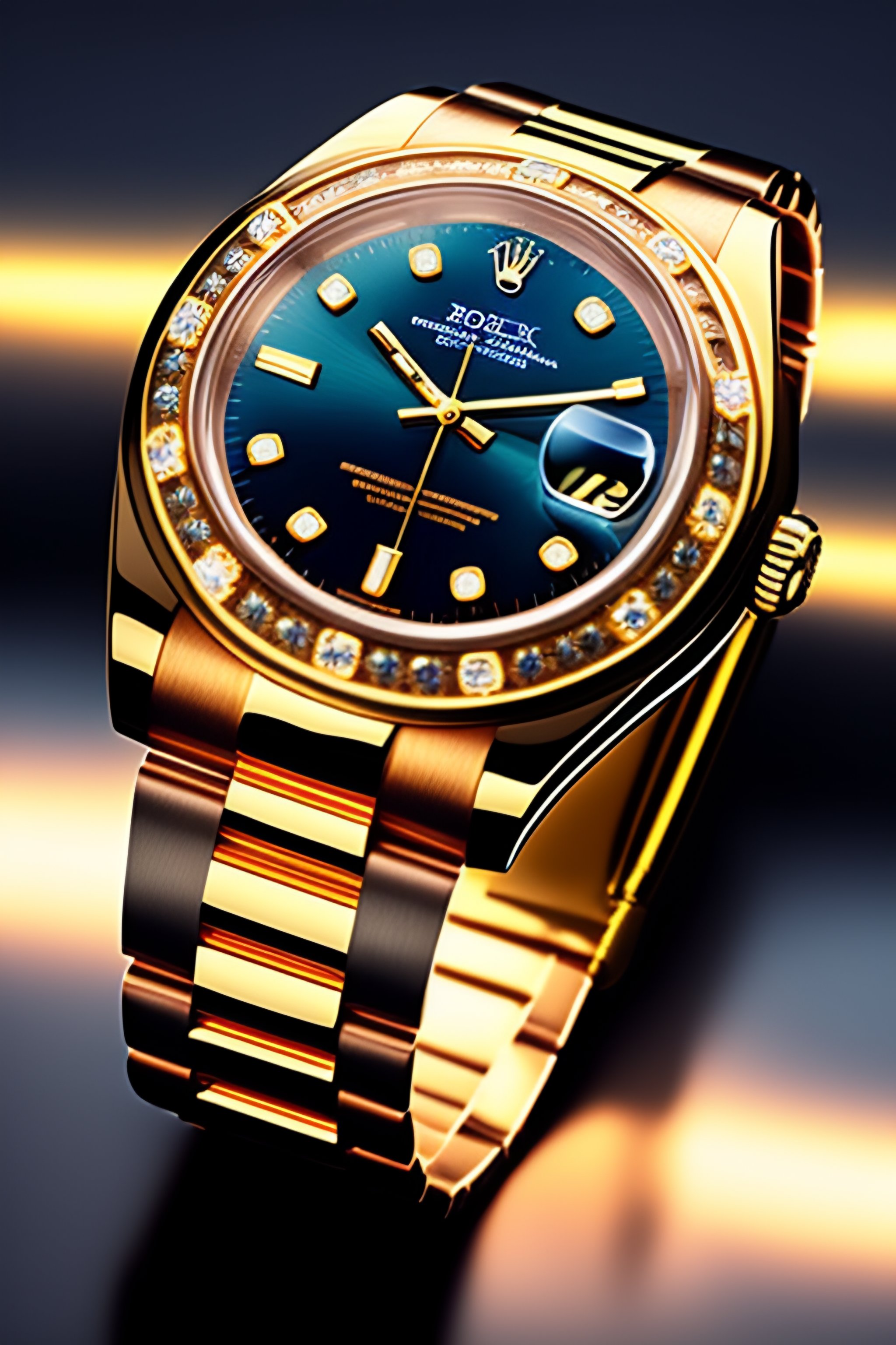 Lexica Rolex with a melted clock face